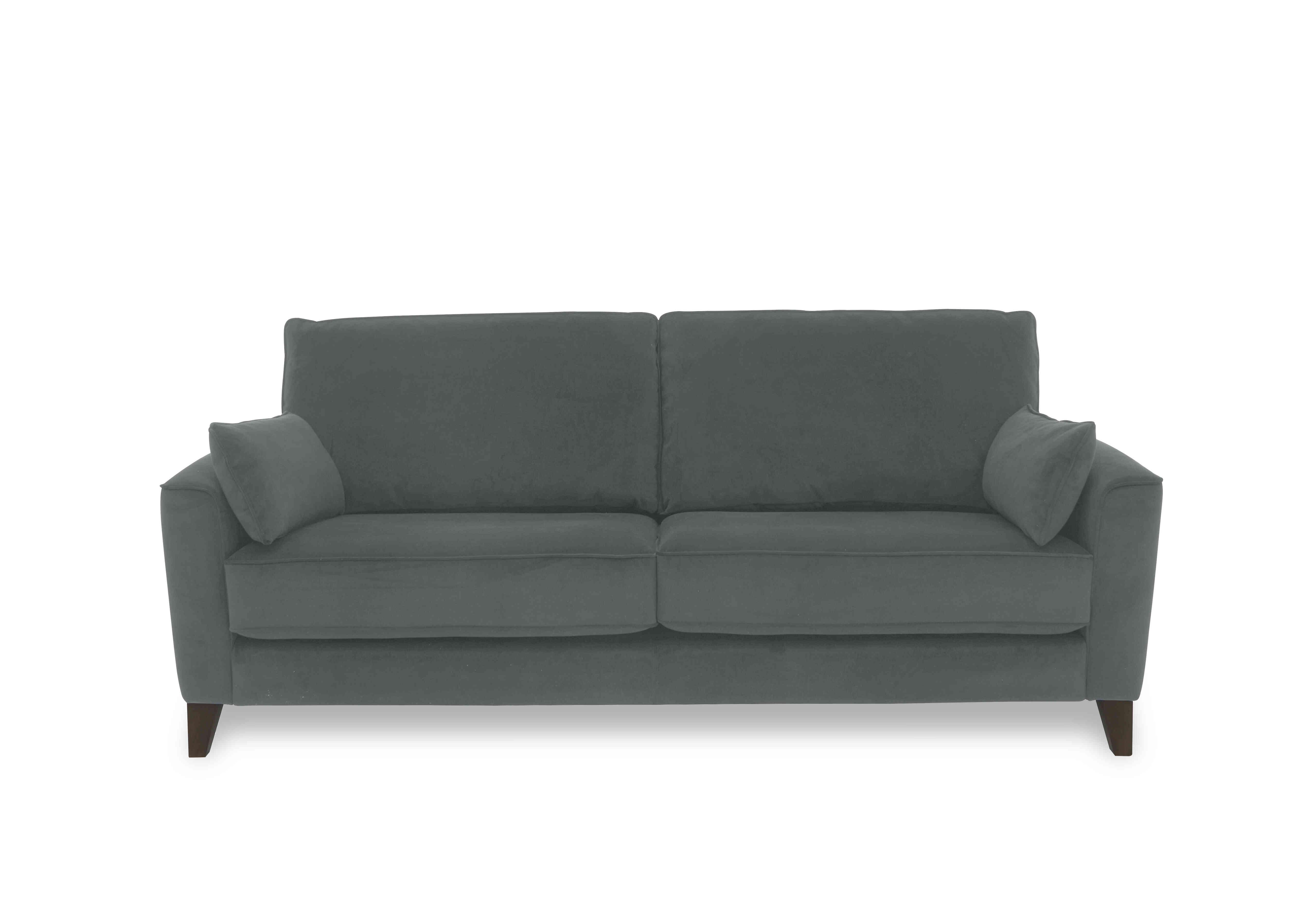 Brondby 3 Seater Fabric Sofa in Fab-Meg-R20 Pewter on Furniture Village