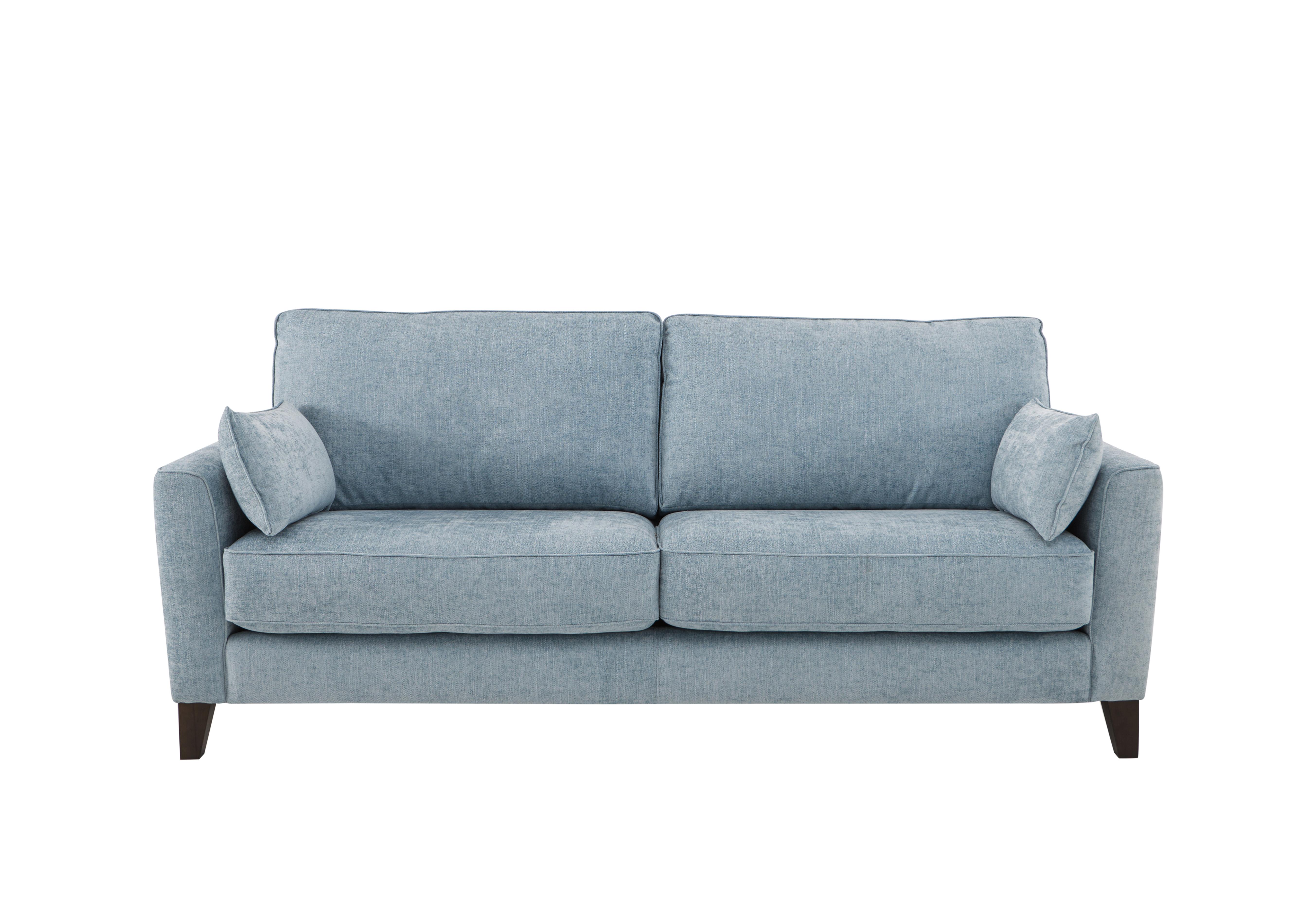 Brondby 3 Seater Fabric Sofa in Fab-Meo-R17 Baby Blue on Furniture Village