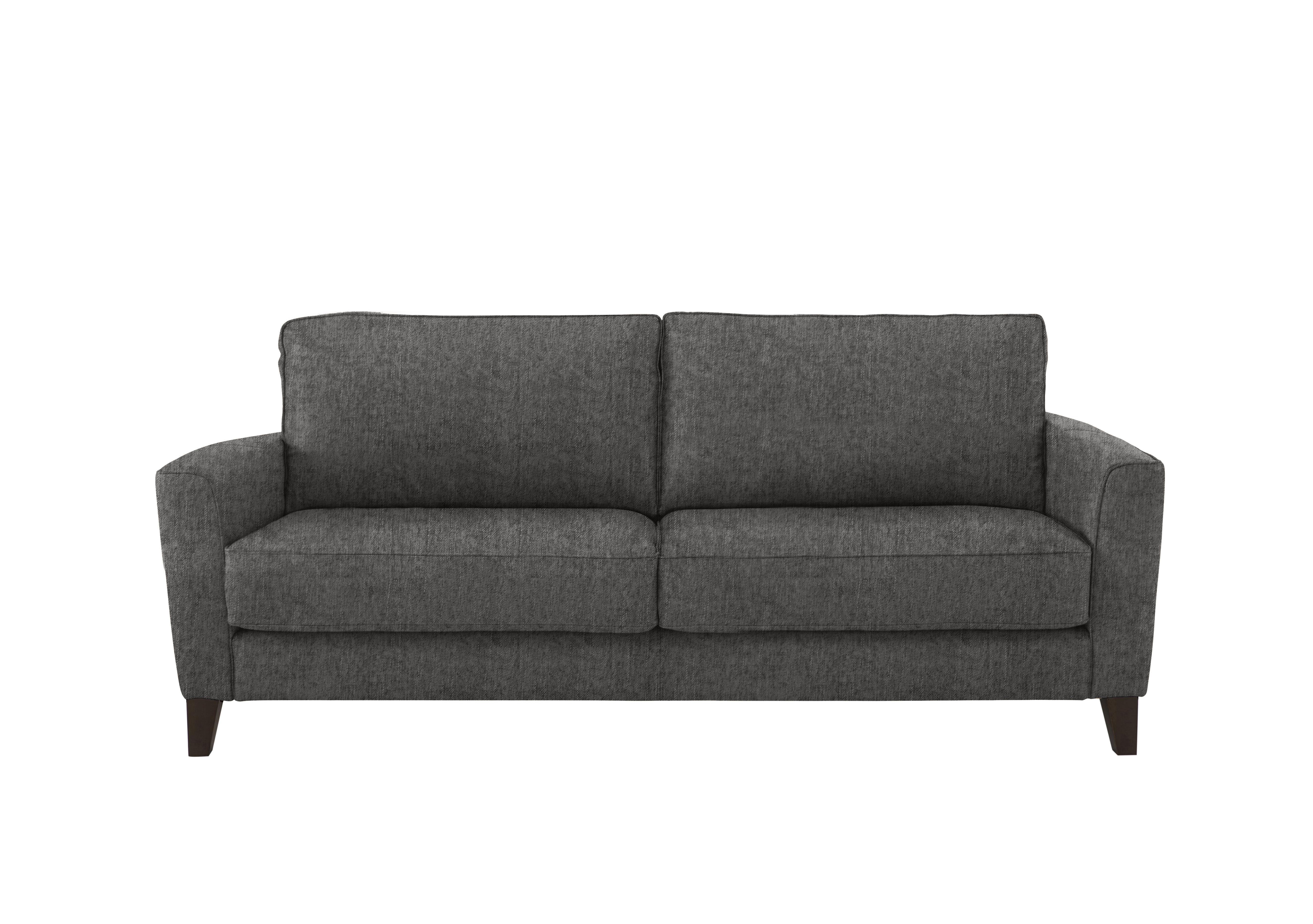 Brondby 3 Seater Fabric Sofa in Fab-Meo-R25 Iron Grey on Furniture Village