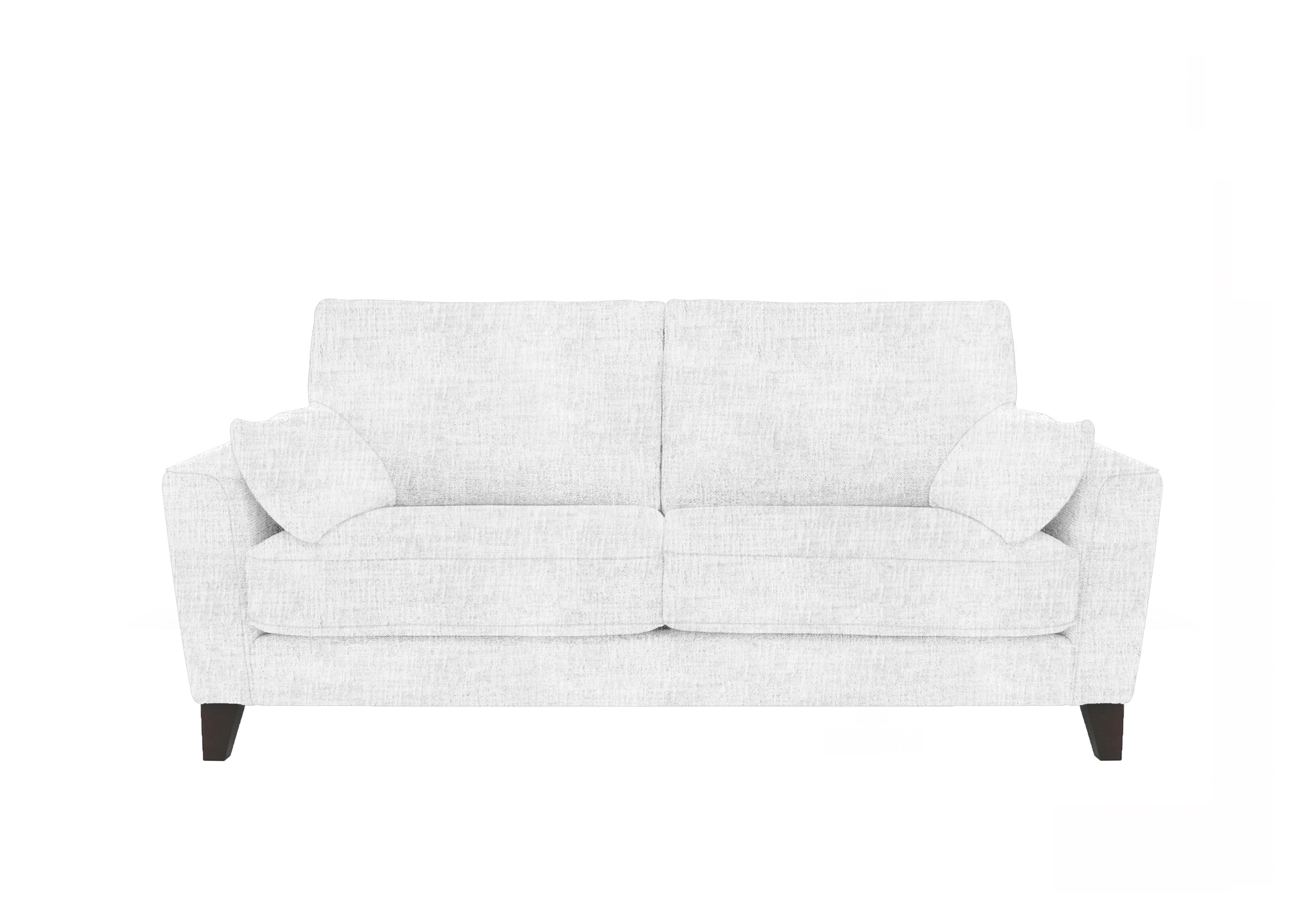 Brondby 3 Seater Fabric Sofa in Fab-Mga-R06 Silver Green on Furniture Village