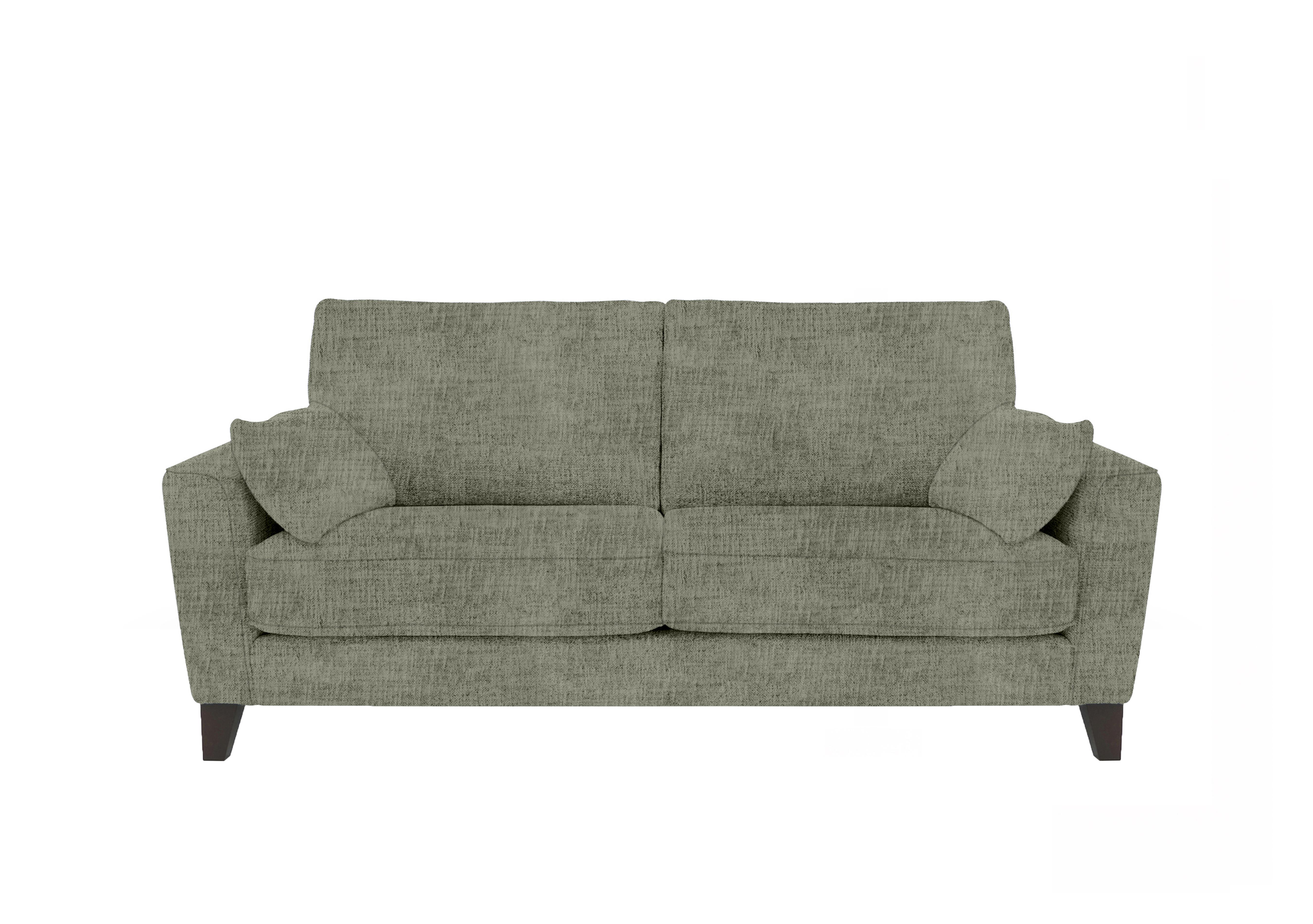 Brondby 3 Seater Fabric Sofa in Fab-Mga-R11 Olive Green on Furniture Village