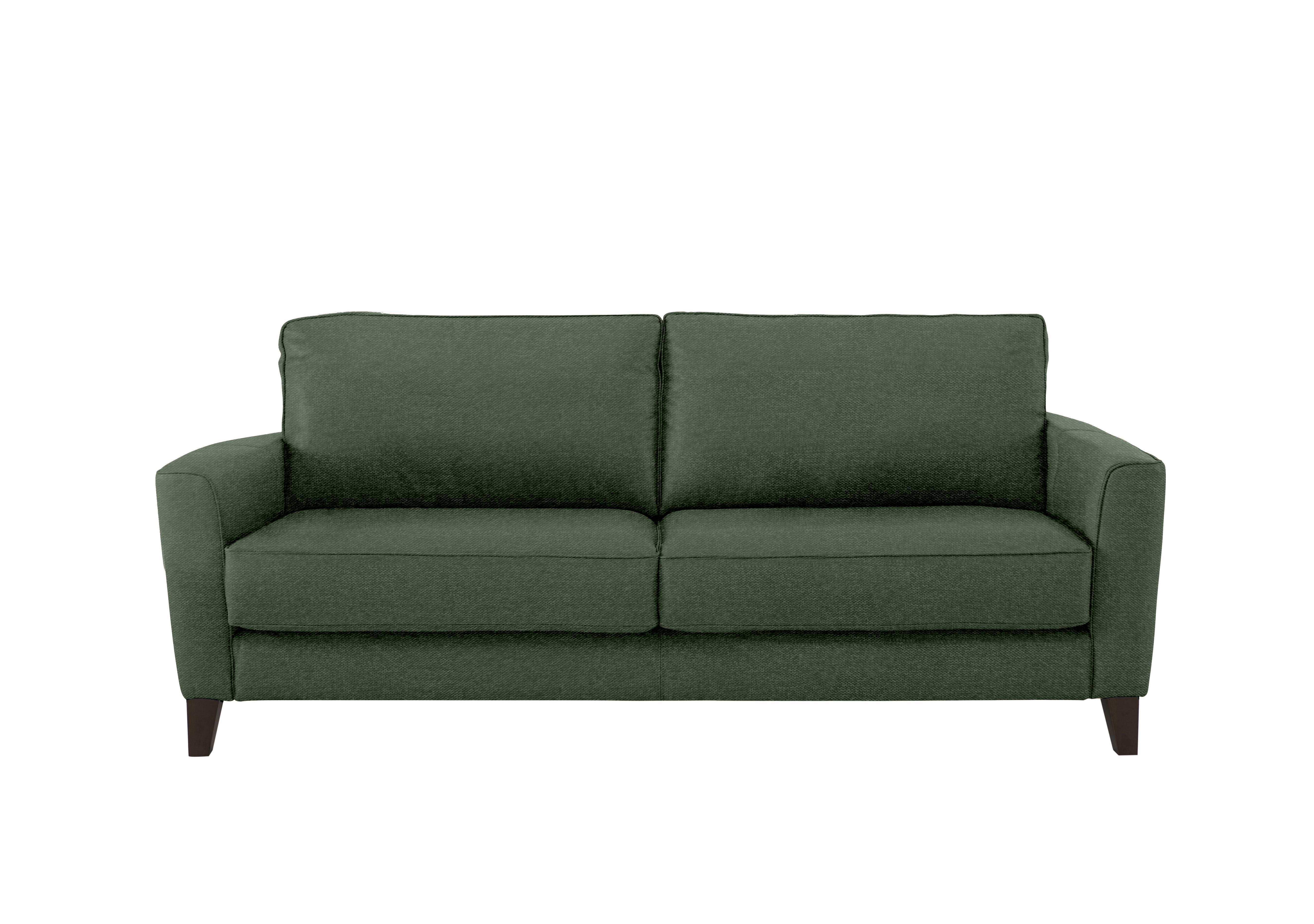 Brondby 3 Seater Fabric Sofa in Fab-Ska-R48 Moss Green on Furniture Village