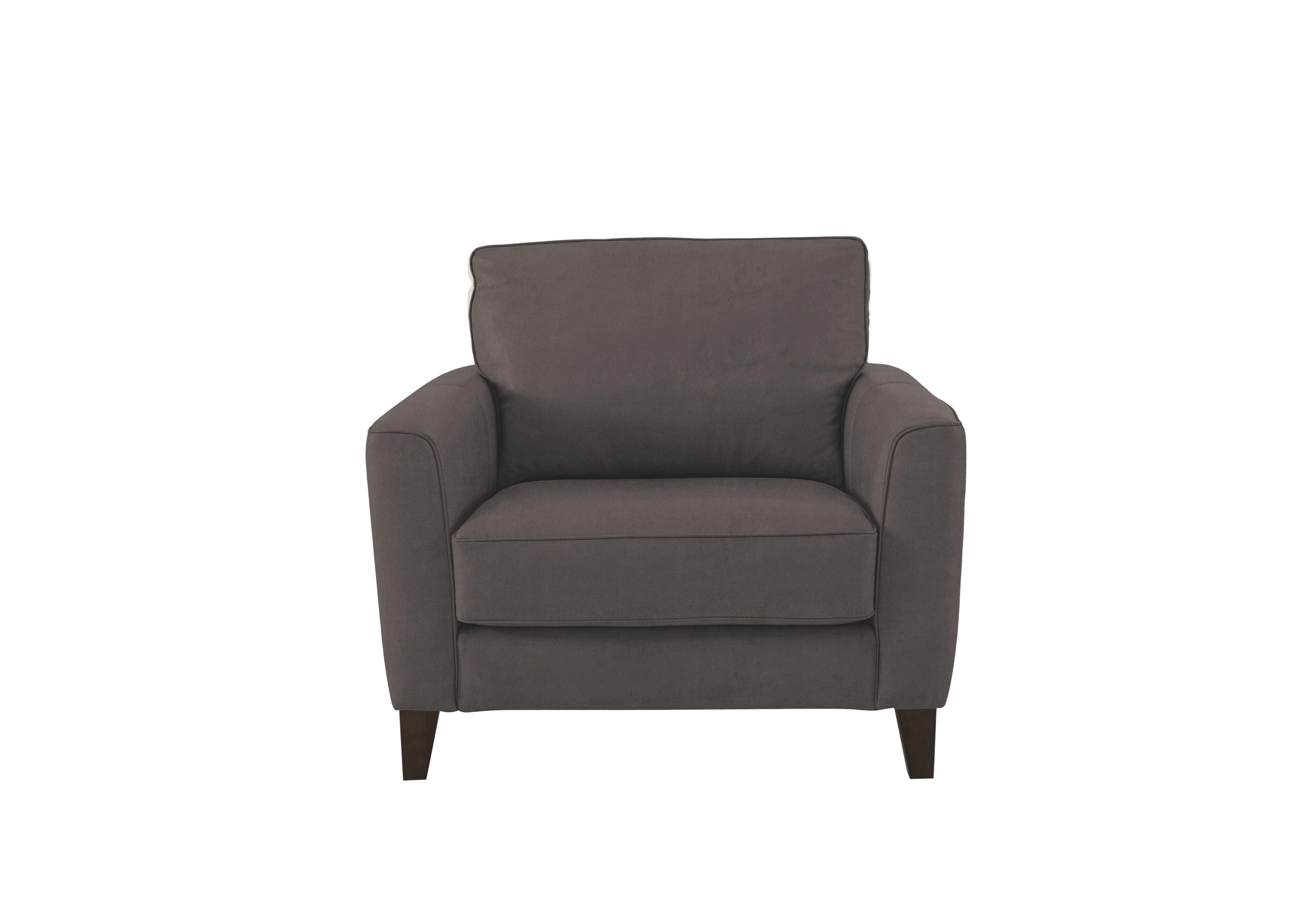 Brondby Fabric Armchair in Bfa-Bljr16 Grey on Furniture Village