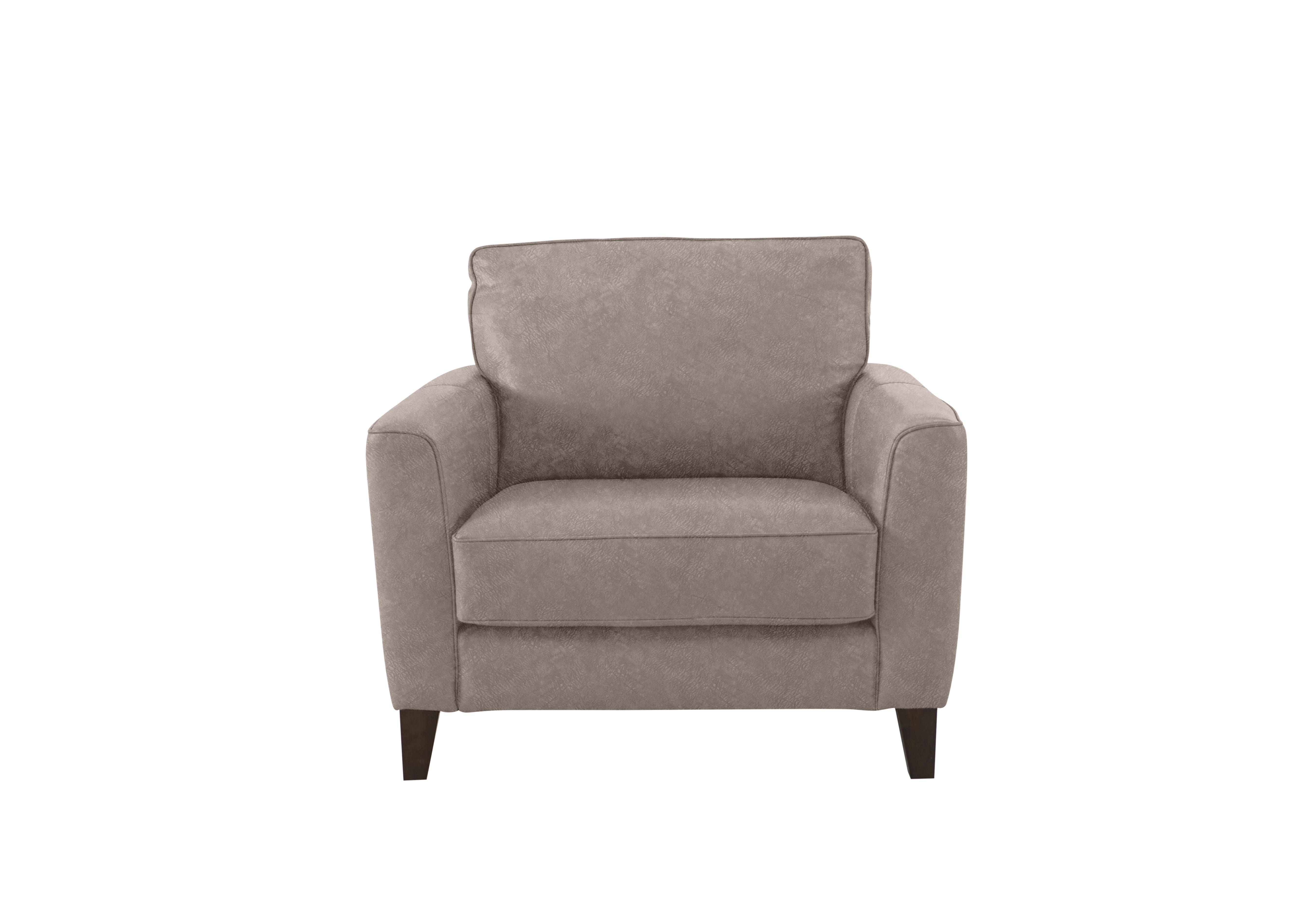 Brondby Fabric Armchair in Bfa-Bnn-R28 Grey on Furniture Village
