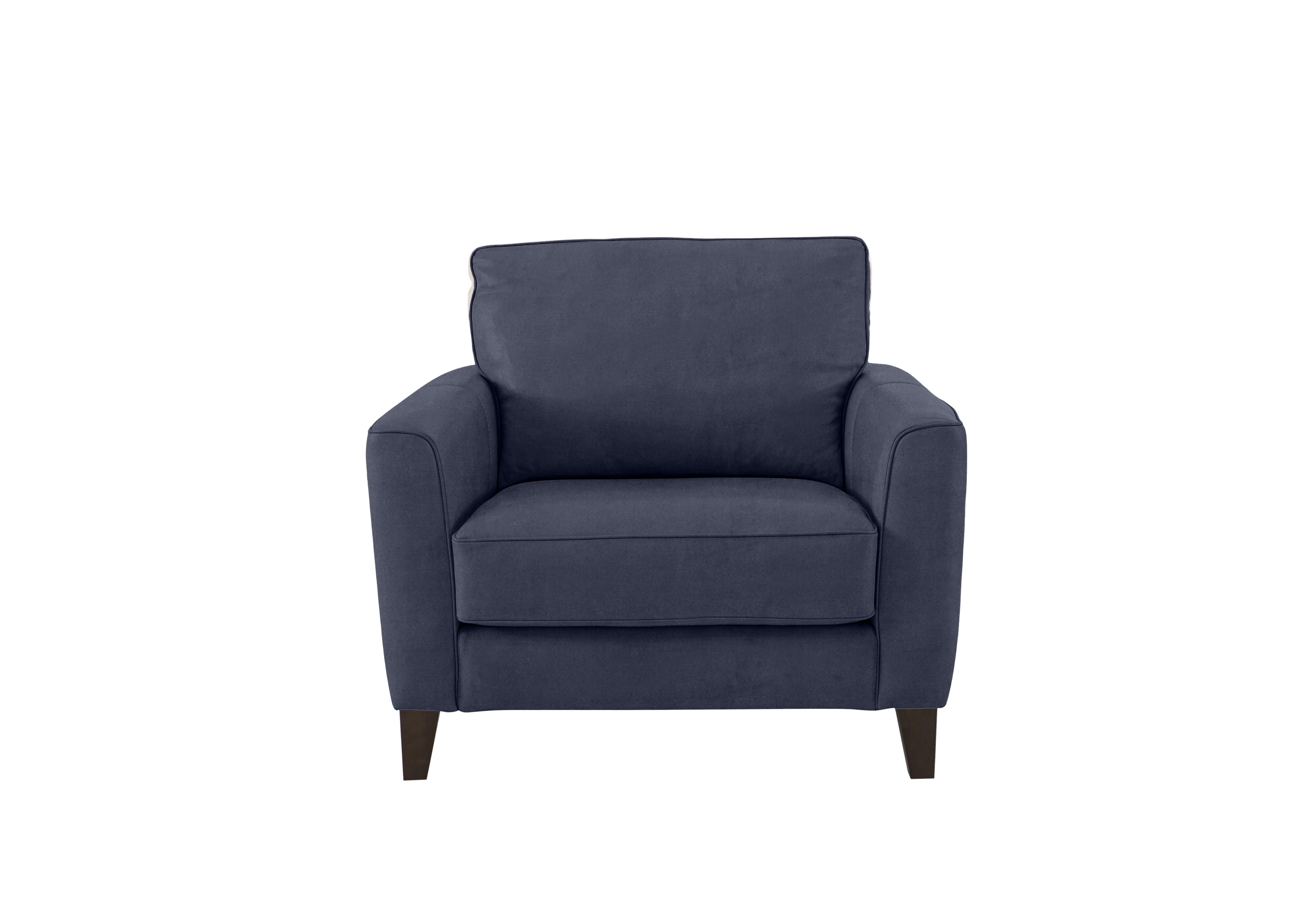 Brondby Fabric Armchair in Bfa-Ori-R23 Blue on Furniture Village
