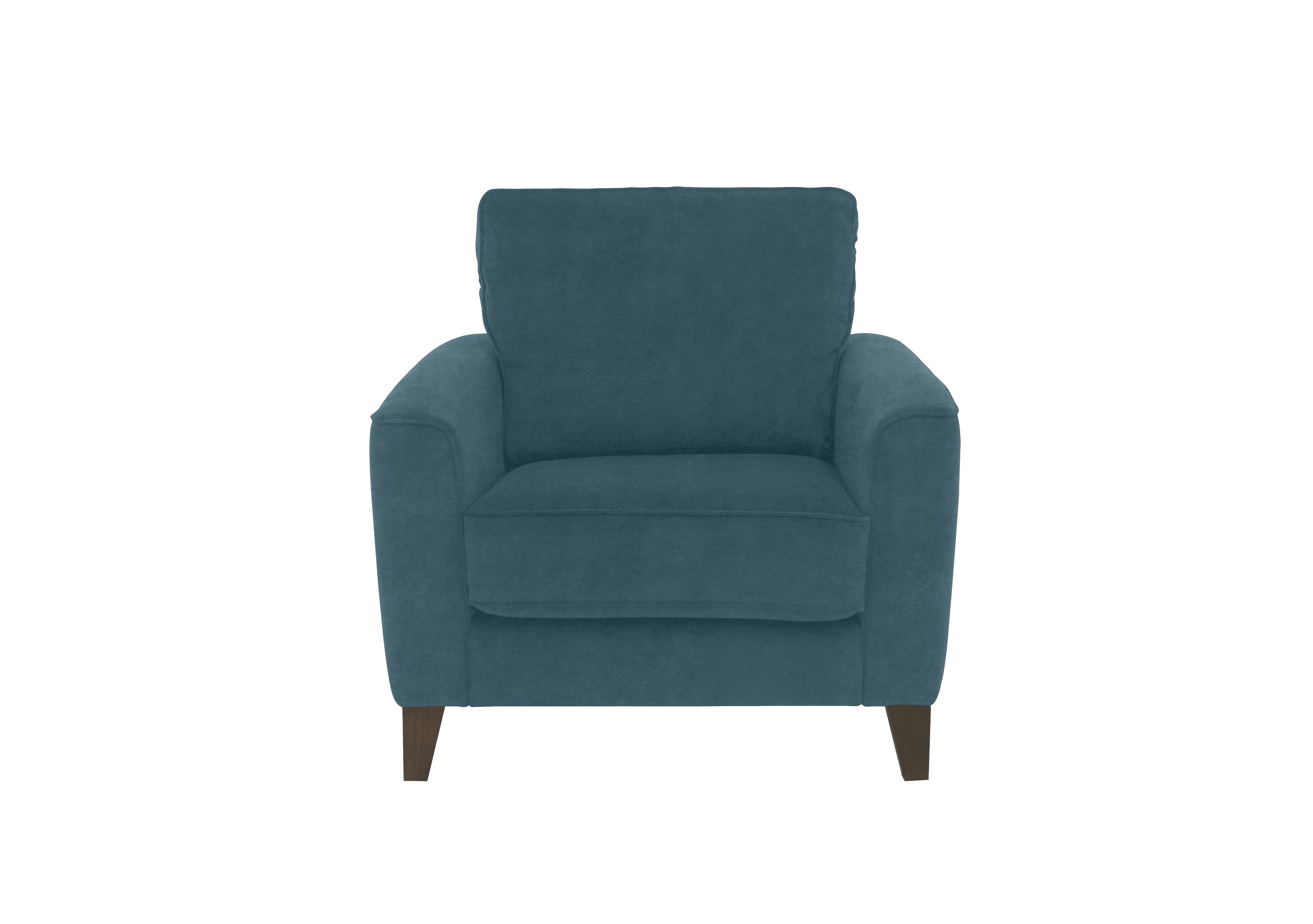 Brondby Fabric Armchair in Fab-Can-R340 Peacock on Furniture Village