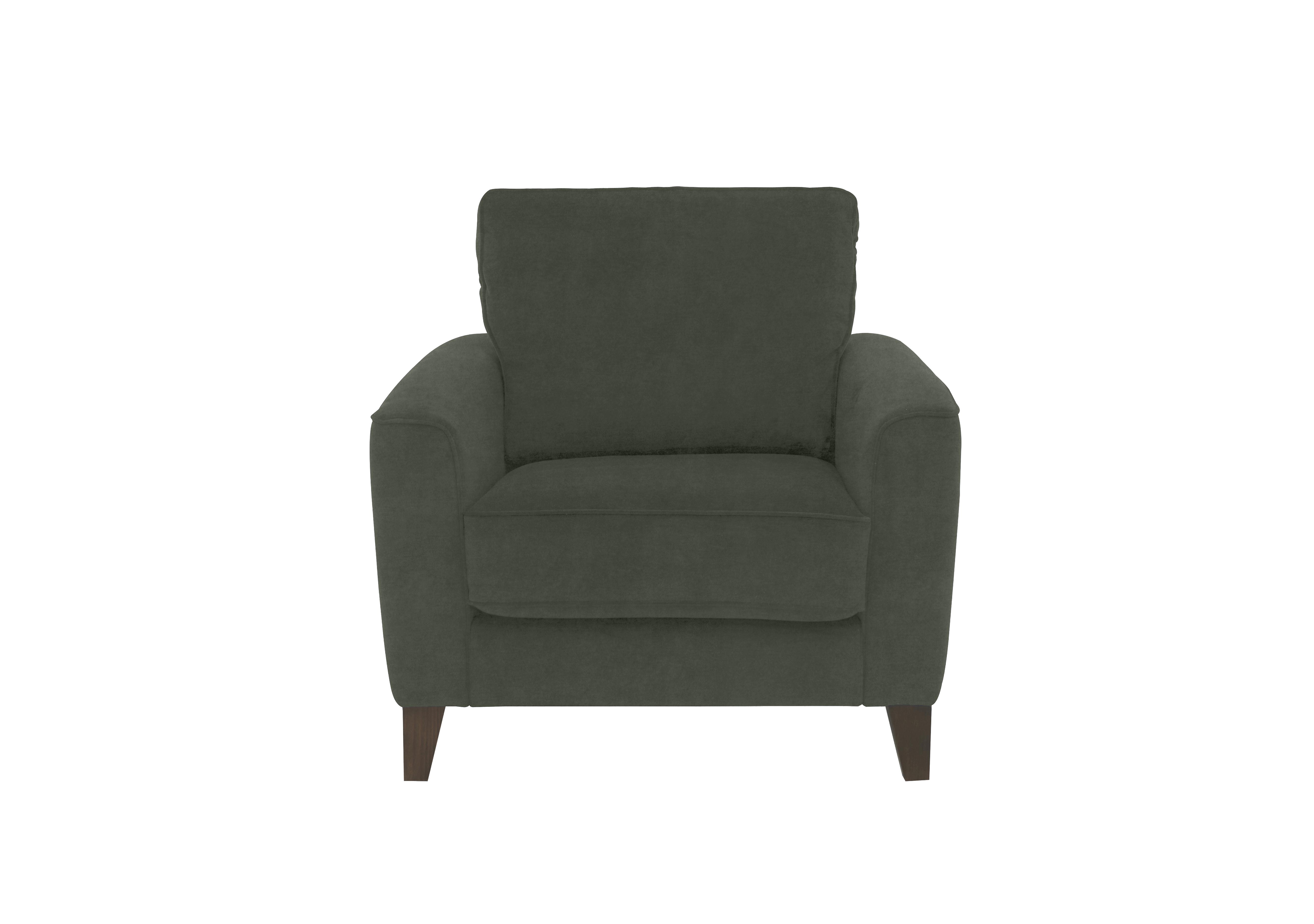 Brondby Fabric Armchair in Fab-Can-R352 Forest Green on Furniture Village