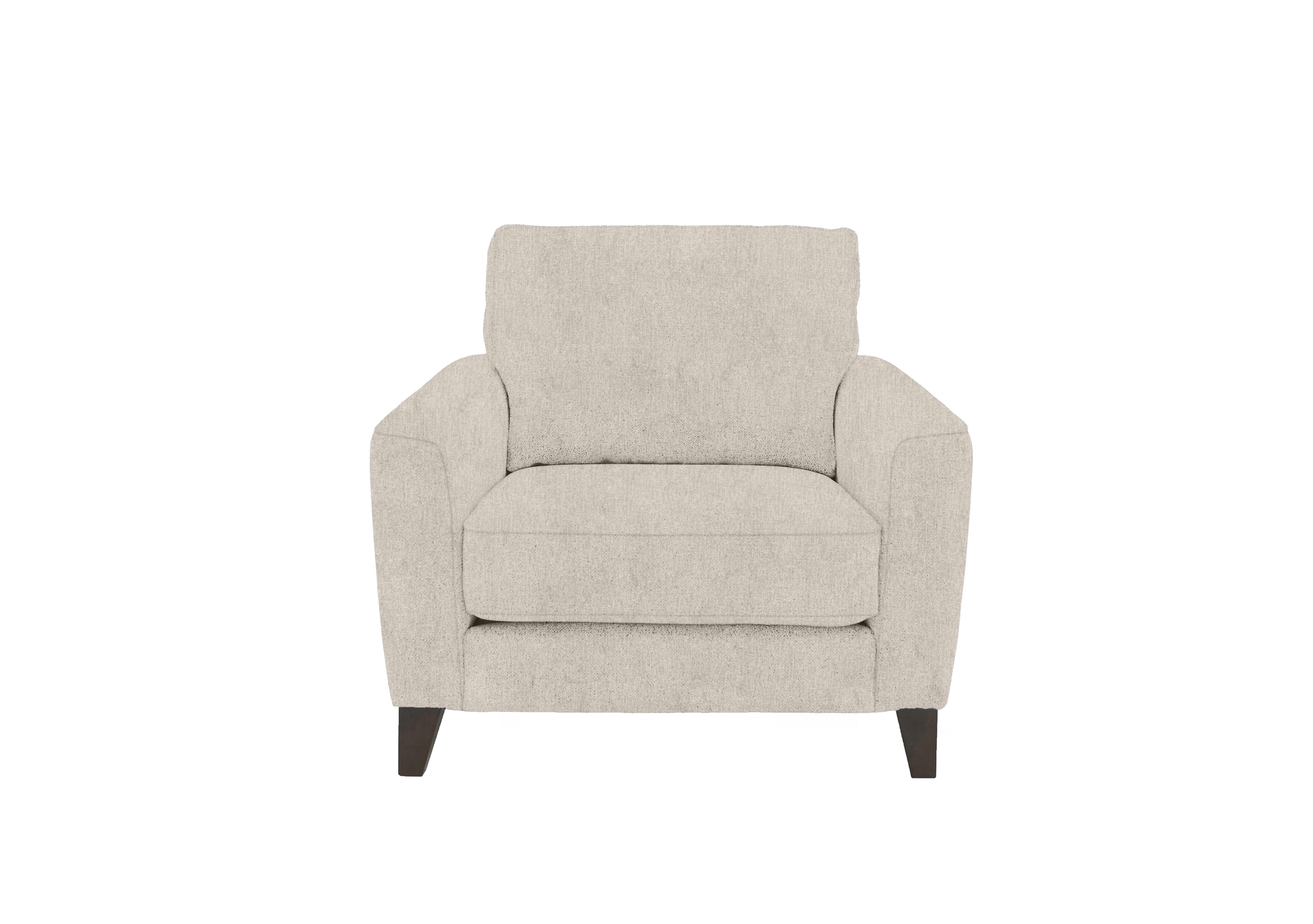 Brondby Fabric Armchair in Fab-Crn-R120 Beige on Furniture Village