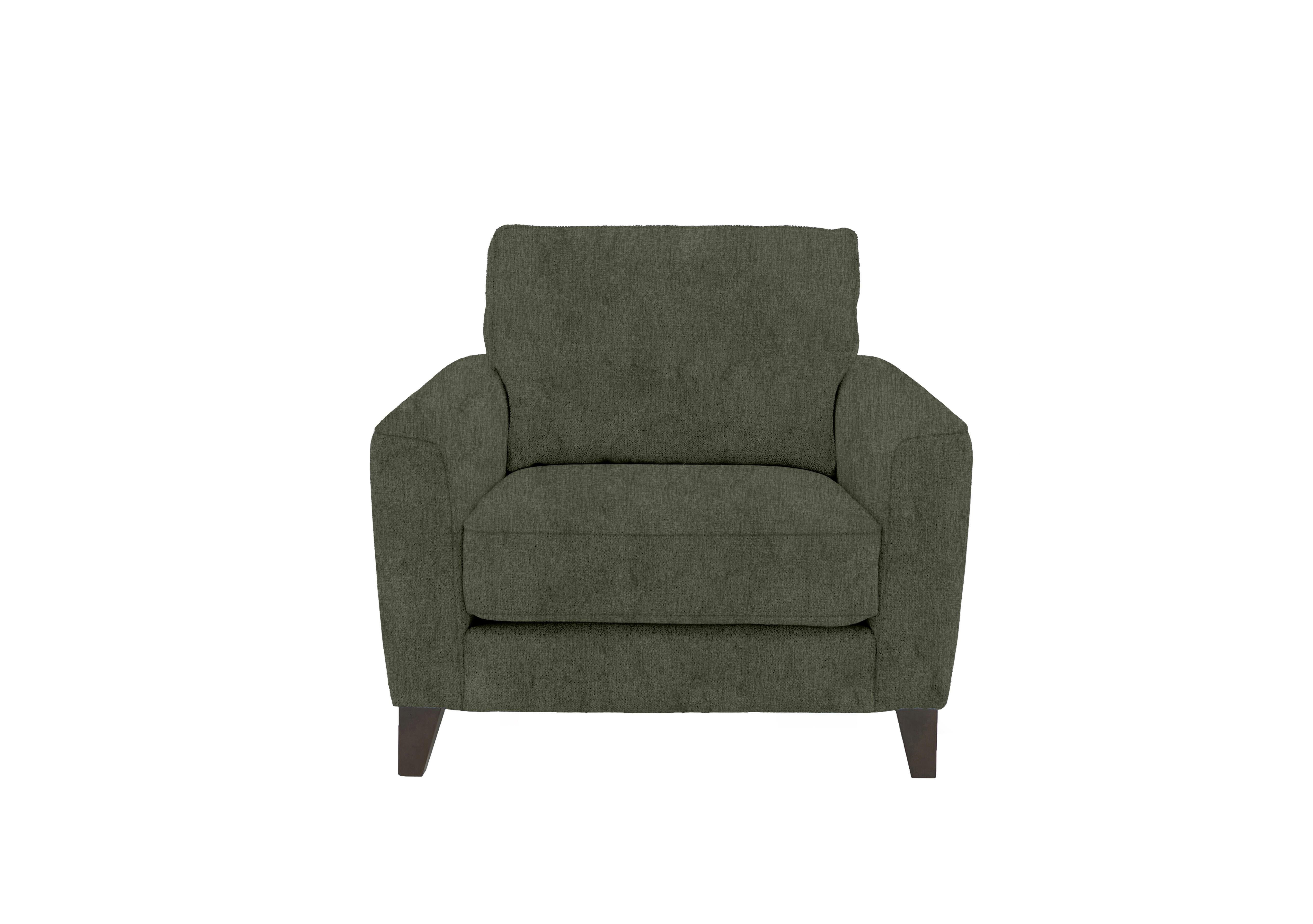 Brondby Fabric Armchair in Fab-Crn-R353 Forrest Green on Furniture Village