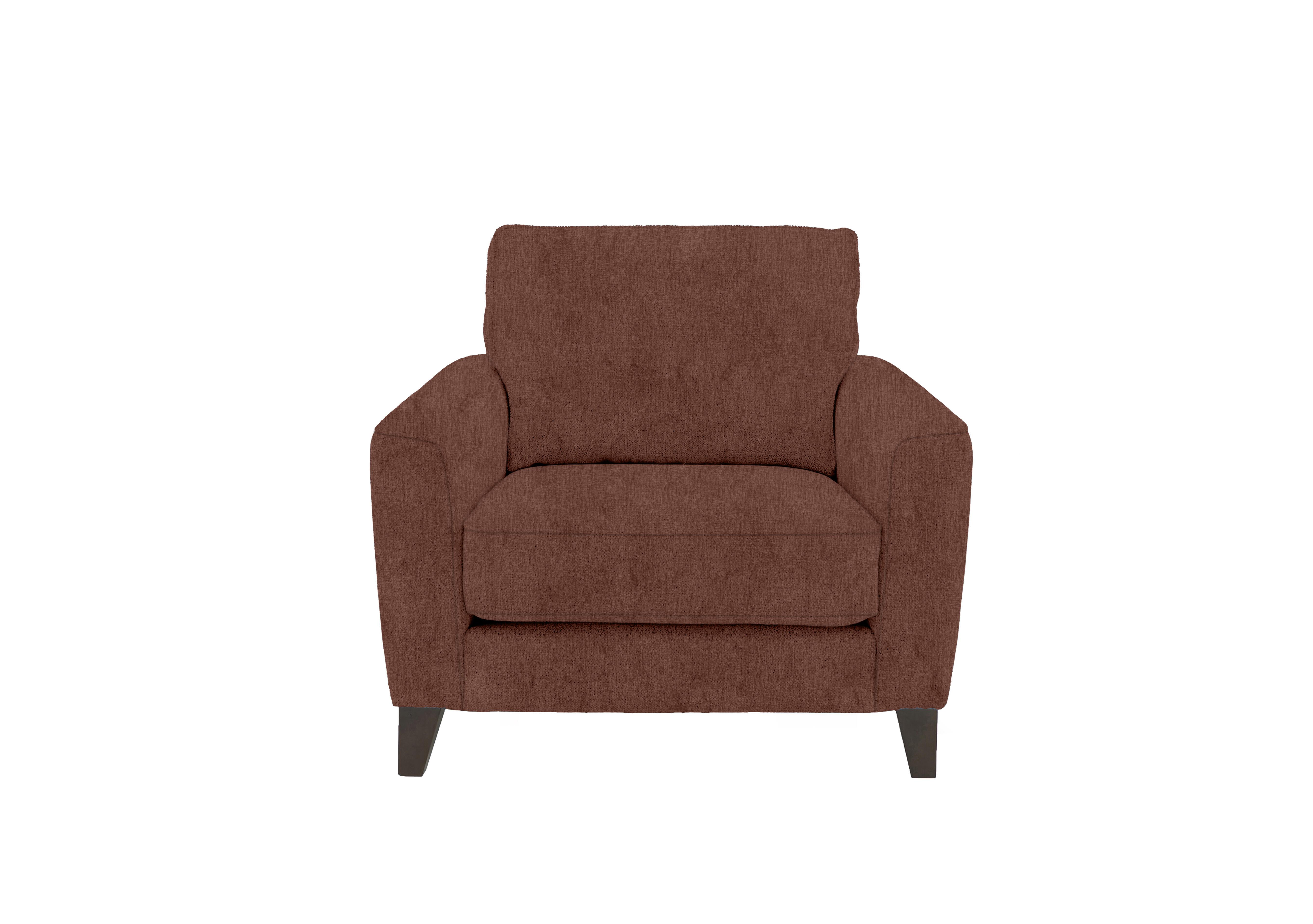 Brondby Fabric Armchair in Fab-Crn-R500 Caramel on Furniture Village