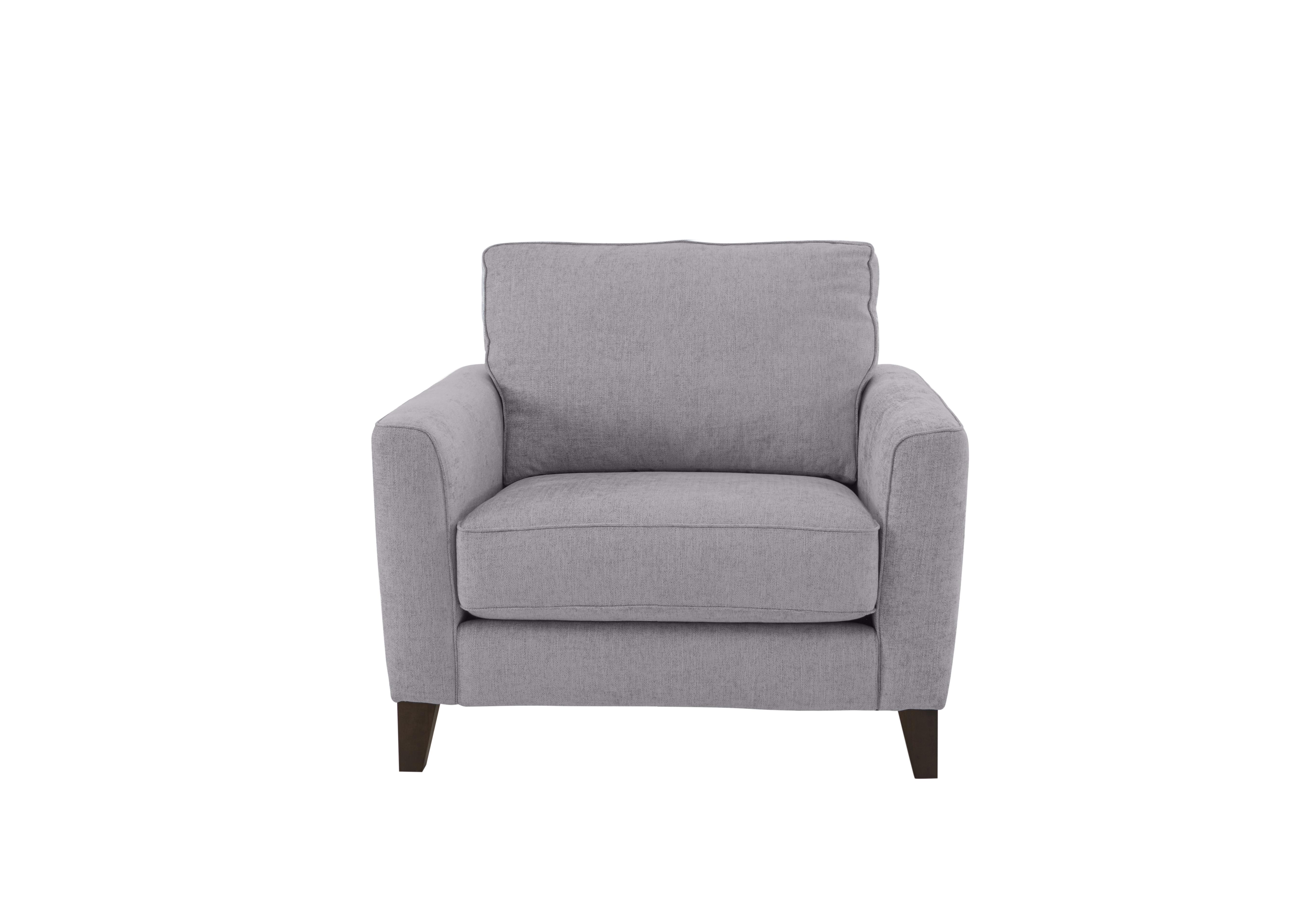 Brondby Fabric Armchair in Fab-Meo-R27 Pewter on Furniture Village