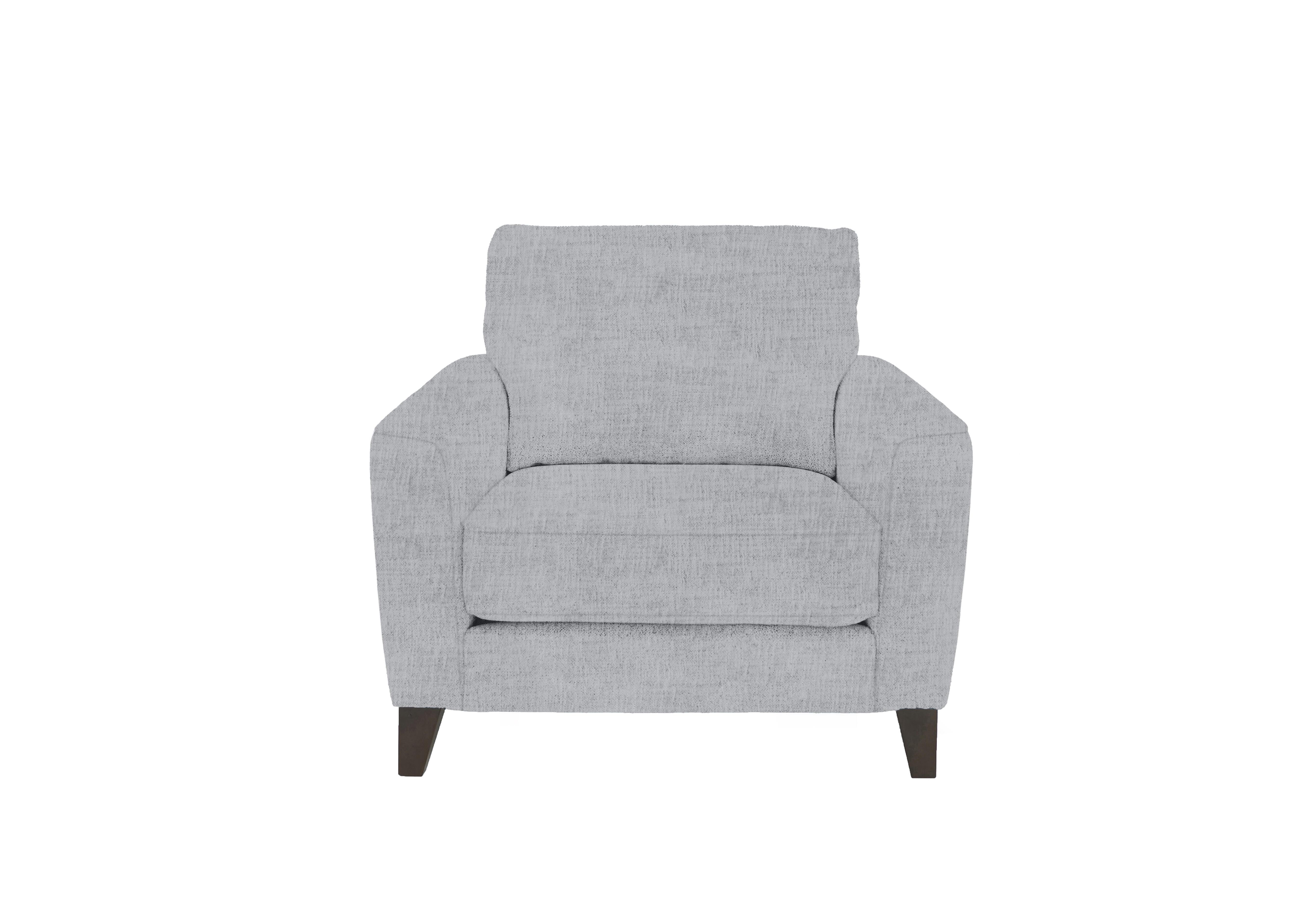 Brondby Fabric Armchair in Fab-Mga-R09 Dove Grey on Furniture Village