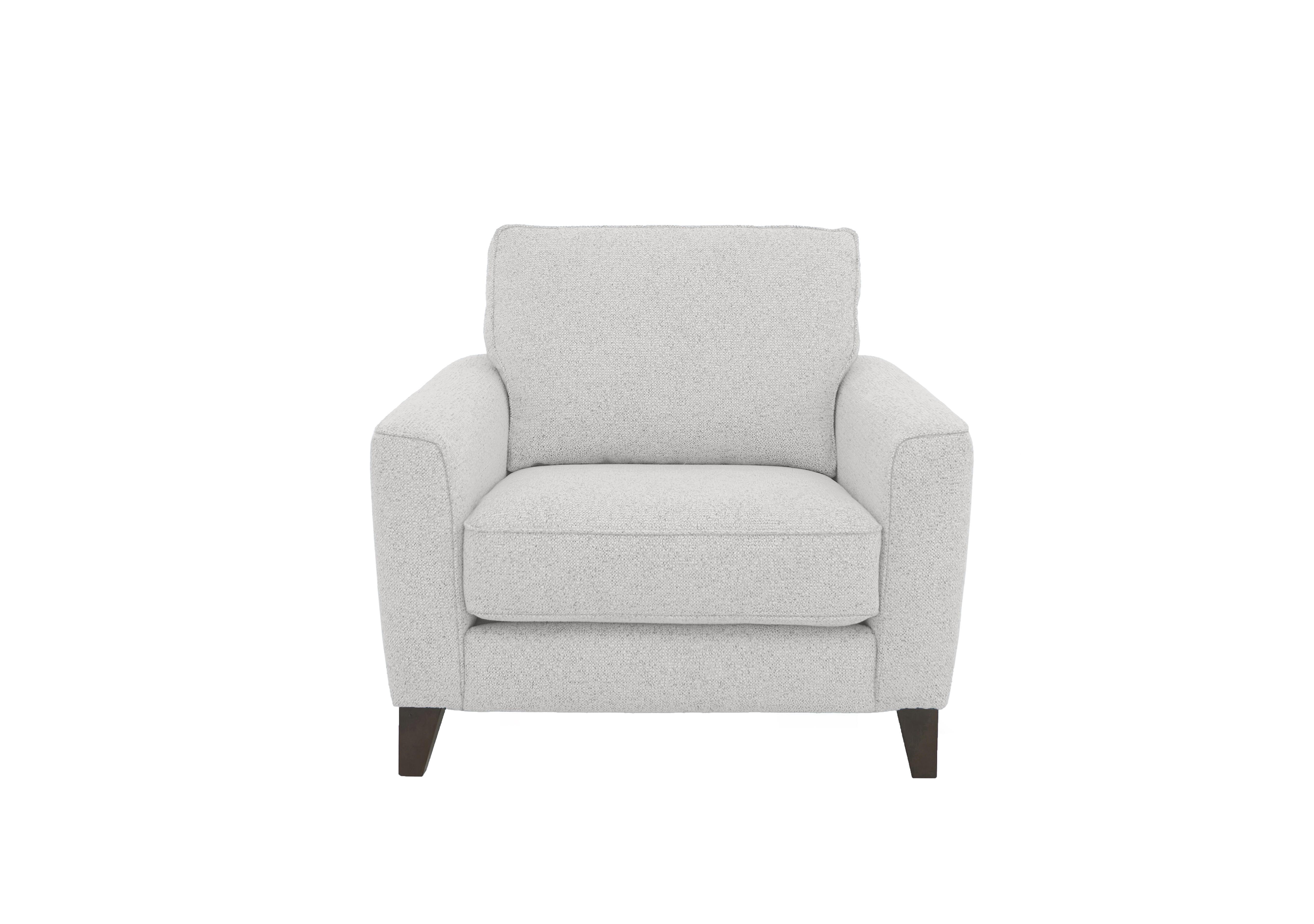 Brondby Fabric Armchair in Fab-Mil-R104 Oyster on Furniture Village