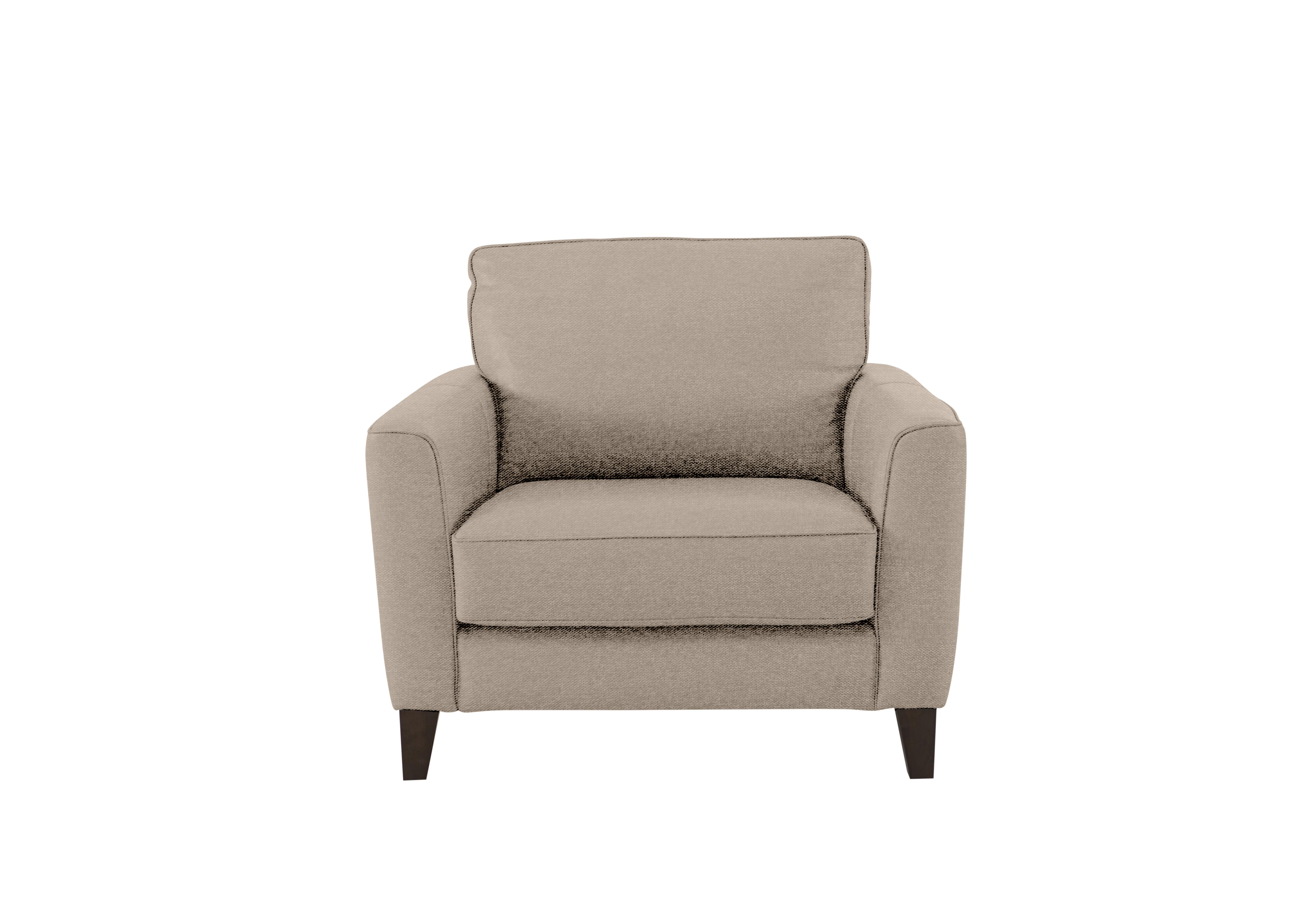 Brondby Fabric Armchair in Fab-Ska-R28 Beige on Furniture Village