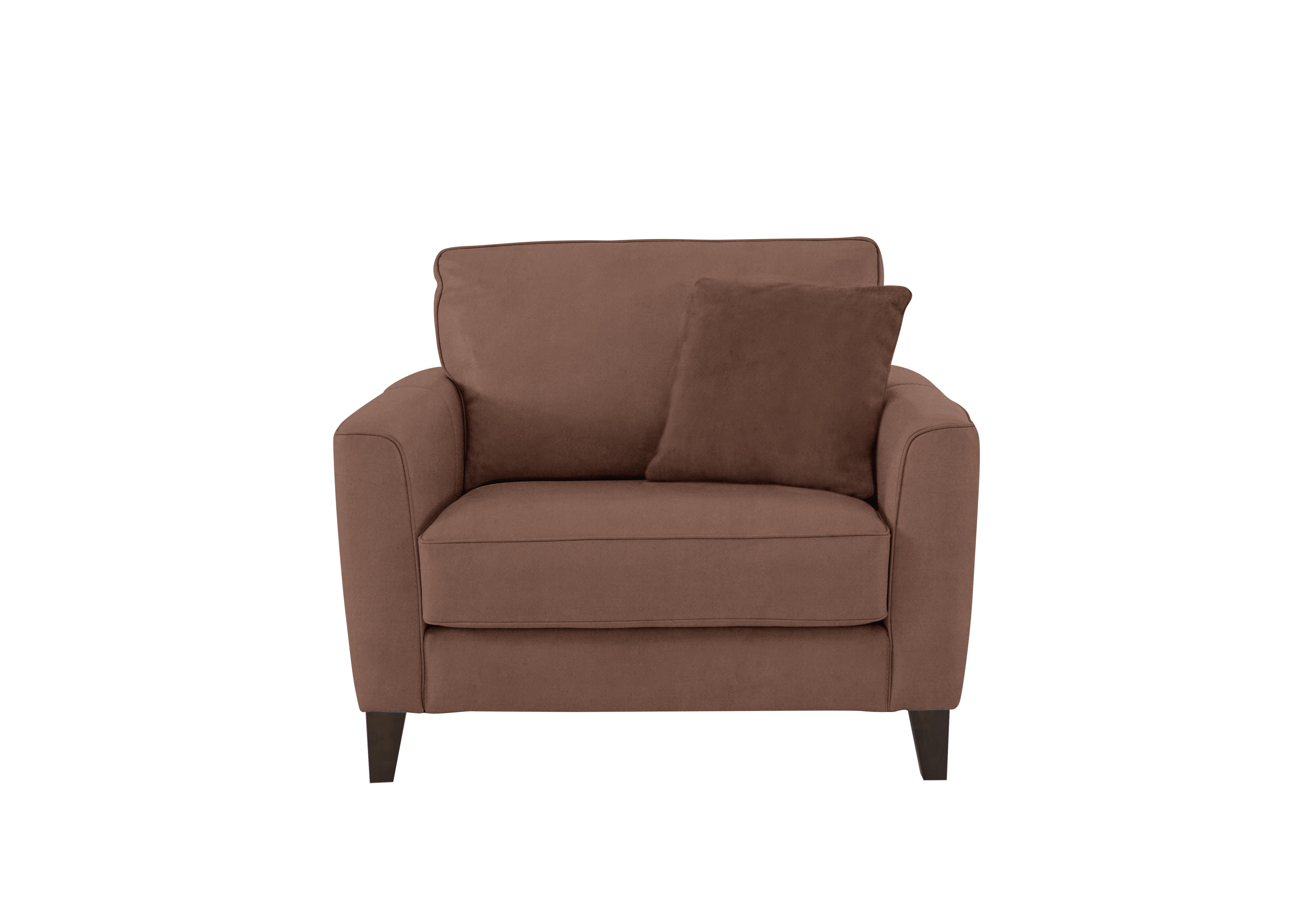 Brondby Fabric Cuddle Chair in Bfa-Blj-R05 Hazelnut on Furniture Village