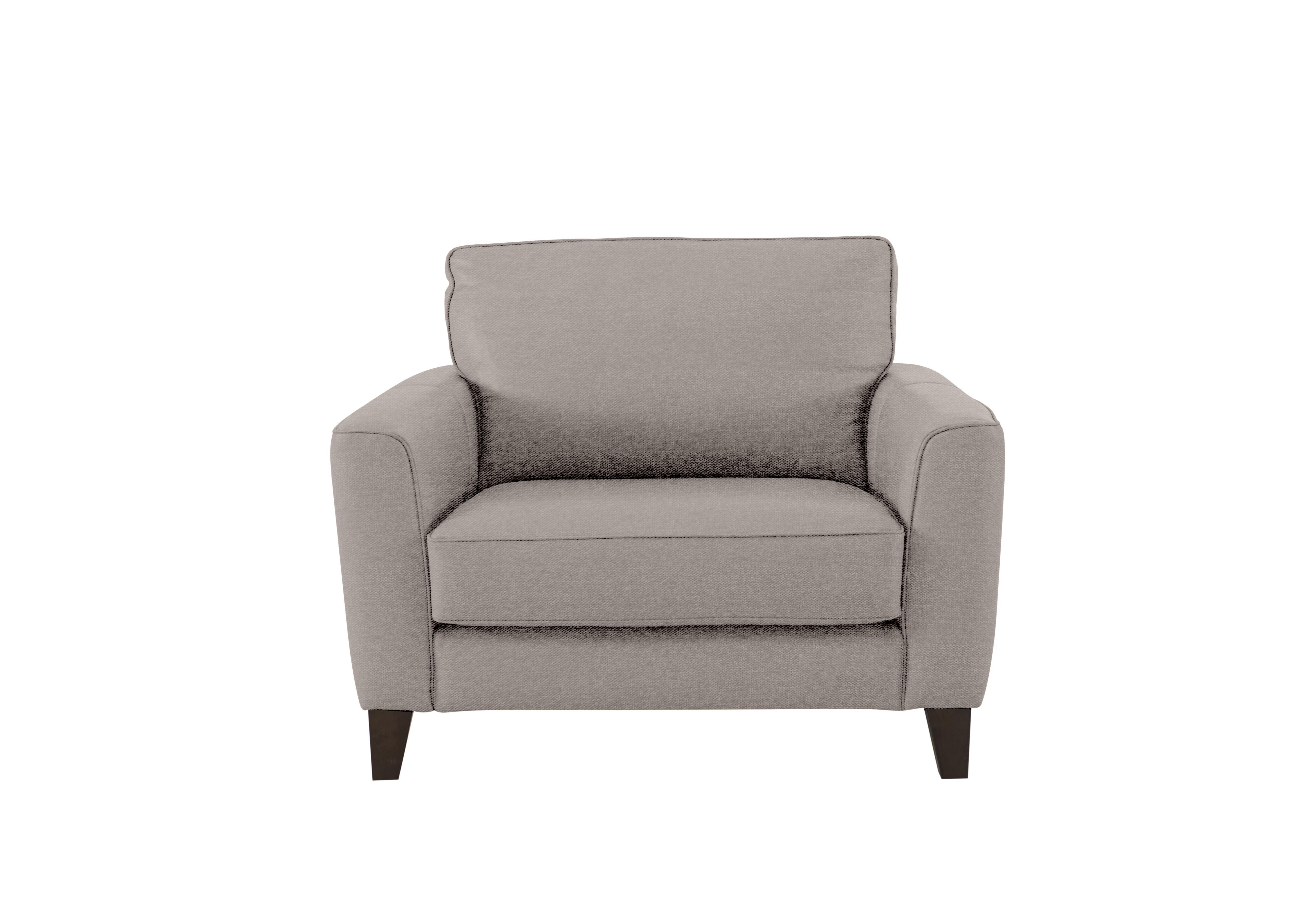 Brondby Fabric Cuddle Chair in Fab-Ska-R40 Wild Dove on Furniture Village
