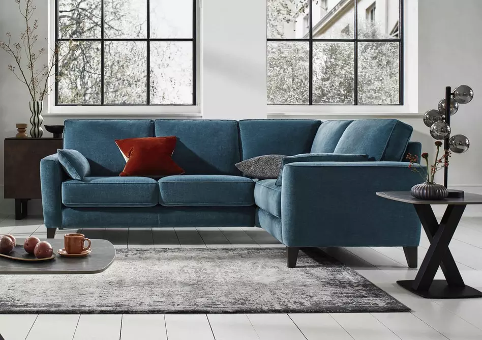 Brondby Small Fabric Corner Sofa