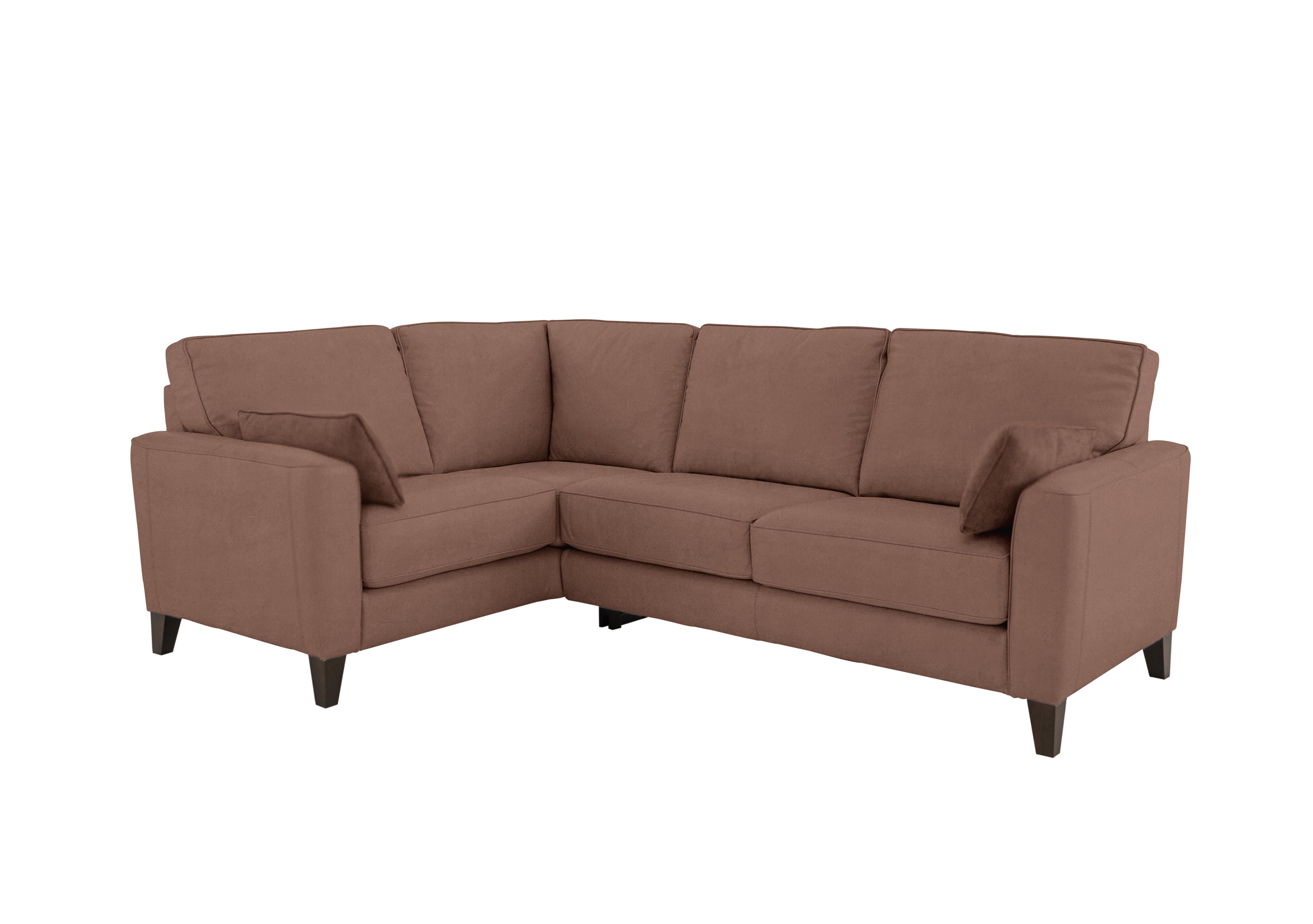 Brondby Small Fabric Corner Sofa in Bfa-Blj-R05 Hazelnut on Furniture Village