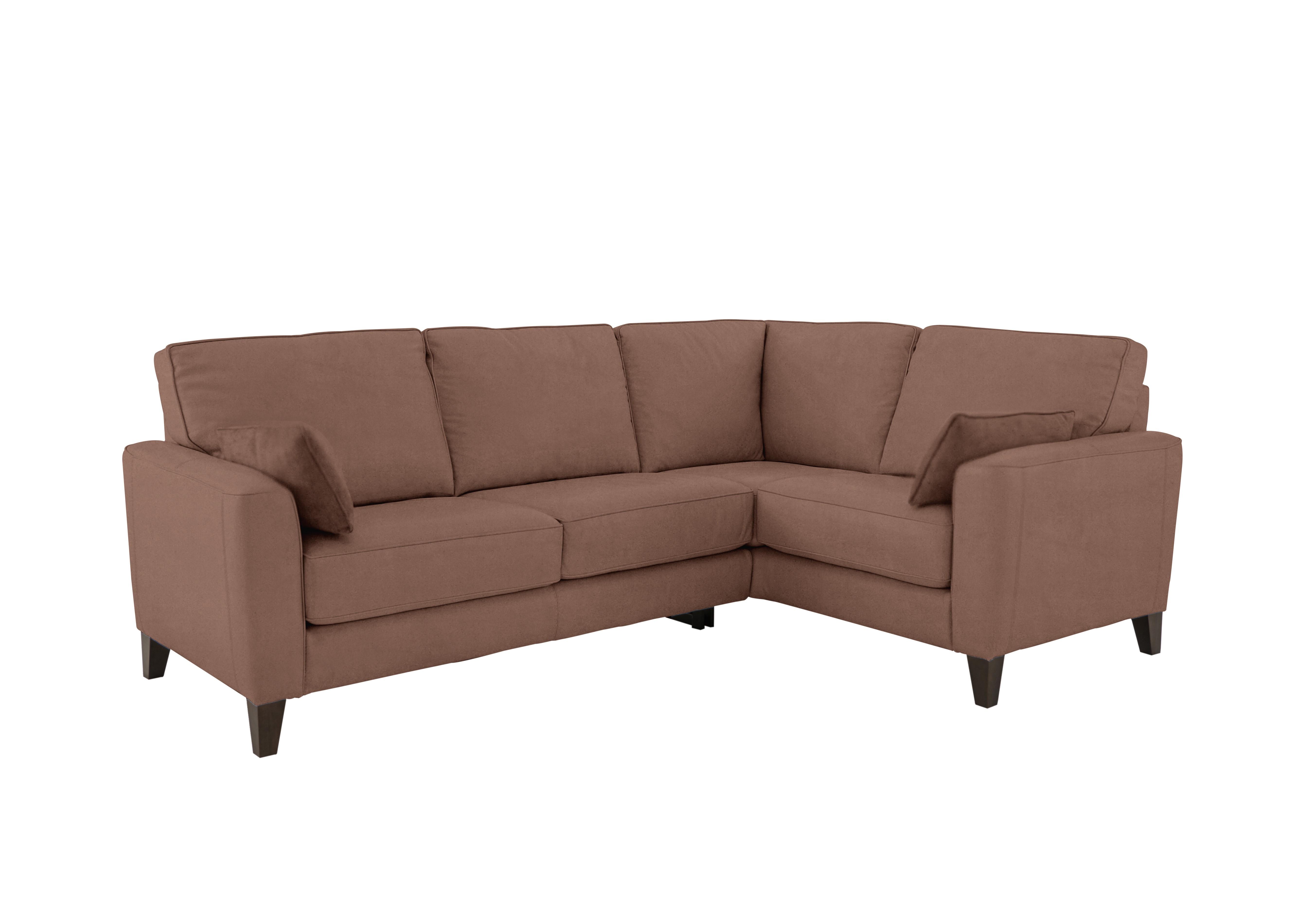 Brondby Small Fabric Corner Sofa in Bfa-Blj-R05 Hazelnut on Furniture Village