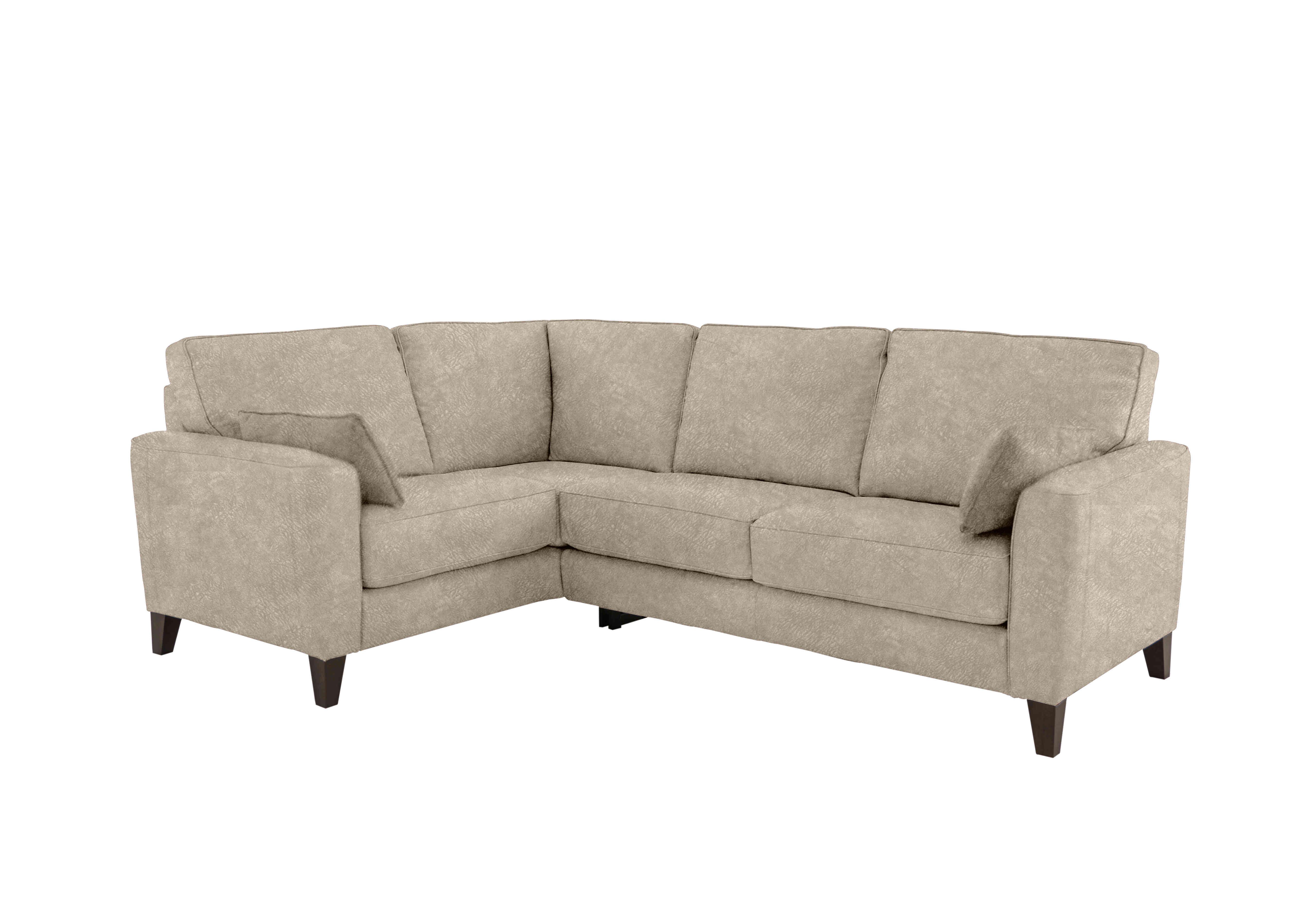 Brondby Small Fabric Corner Sofa in Bfa-Bnn-R26 Fv2 Cream on Furniture Village