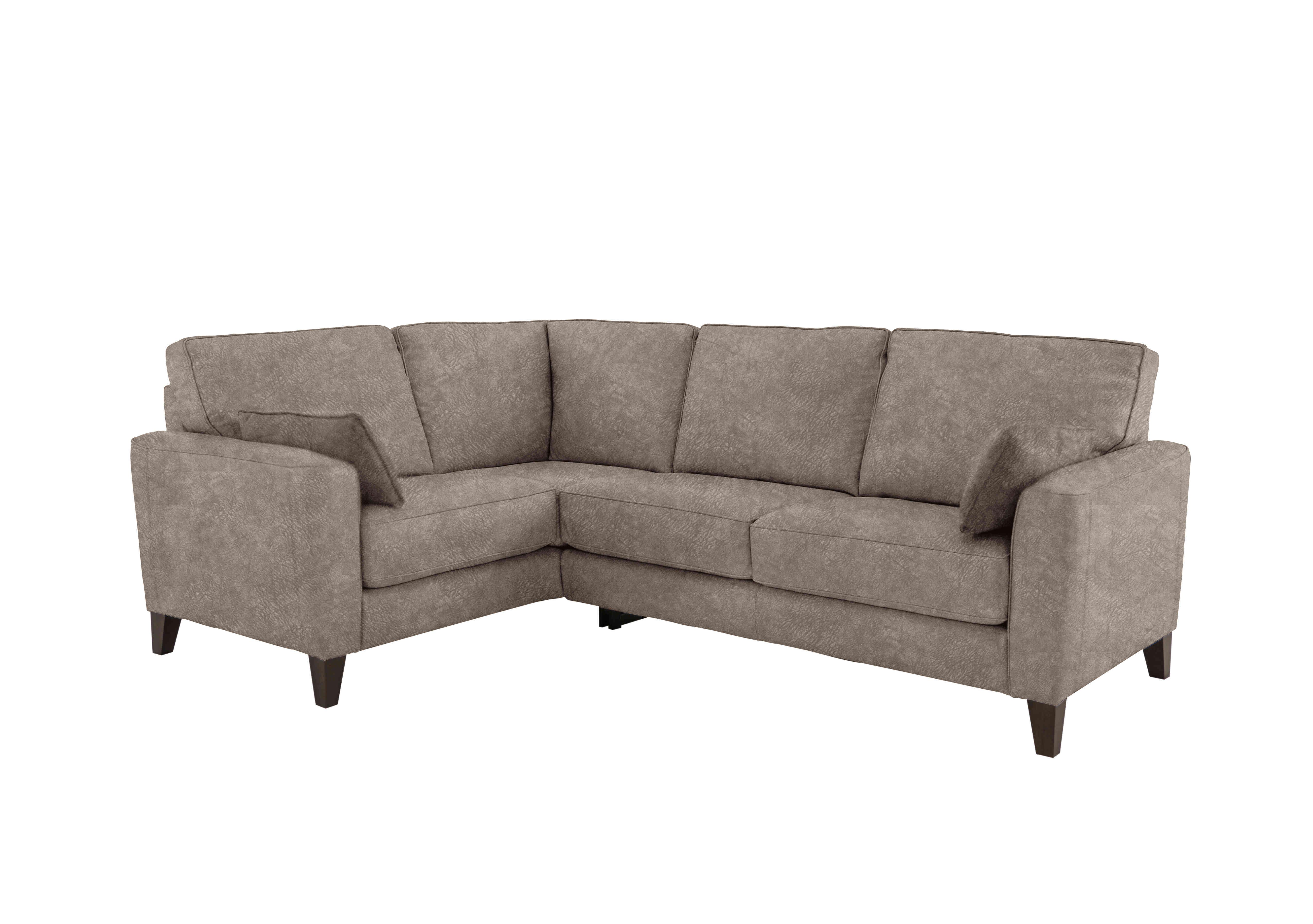 Brondby Small Fabric Corner Sofa in Bfa-Bnn-R29 Mink on Furniture Village
