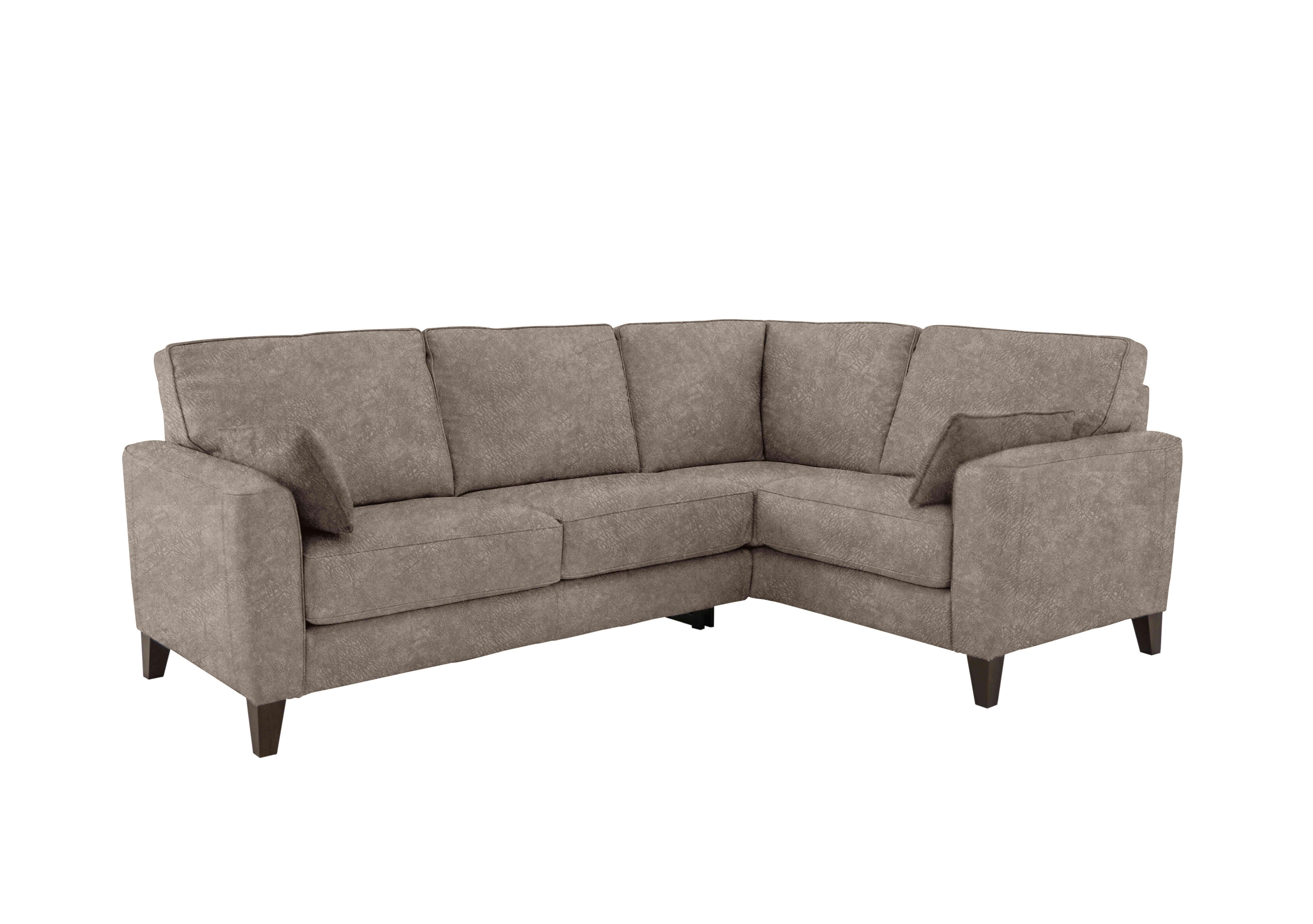 Brondby Small Fabric Corner Sofa in Bfa-Bnn-R29 Mink on Furniture Village