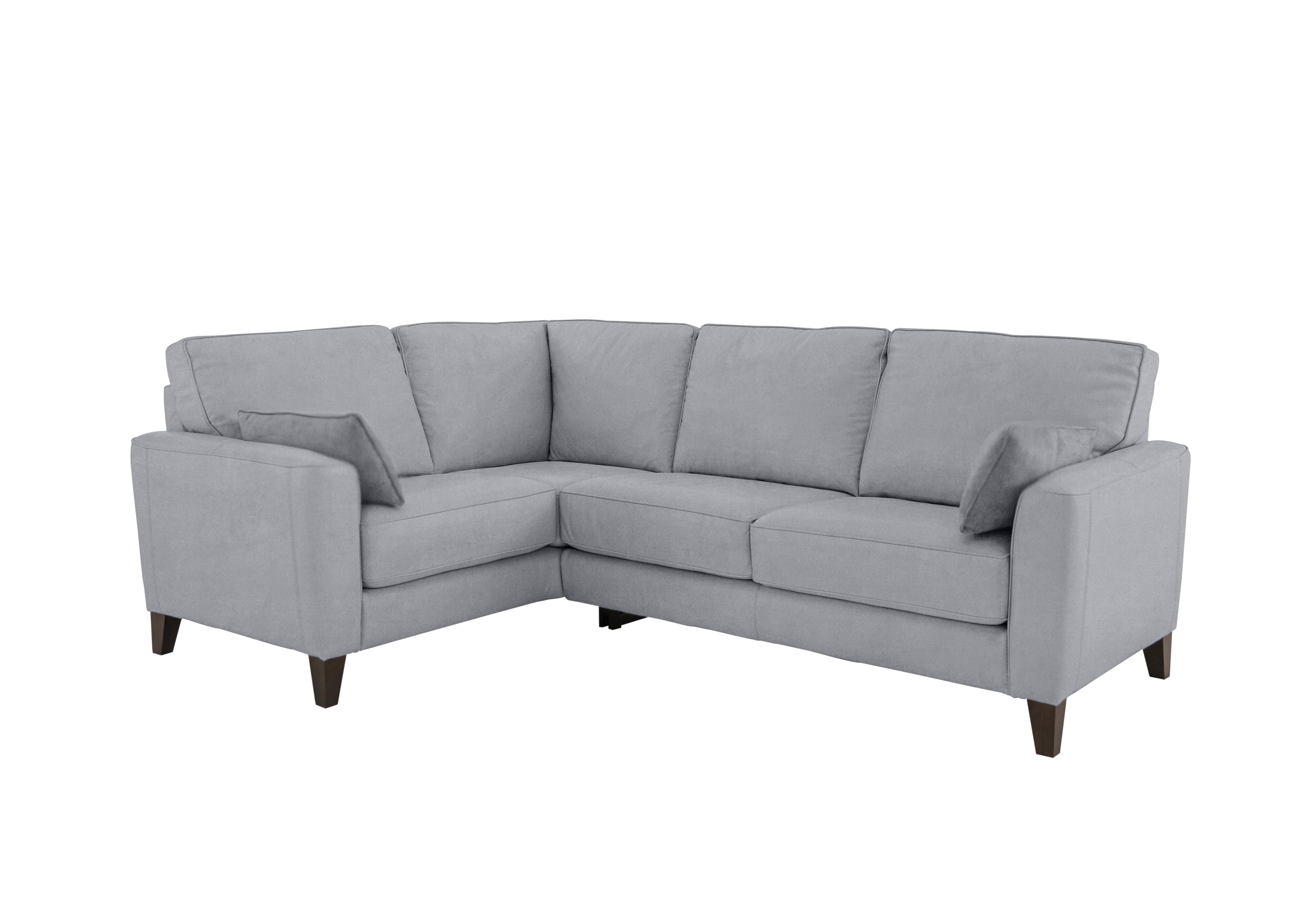 Brondby Small Fabric Corner Sofa in Bfa-Ori-R07 Bluish Grey on Furniture Village