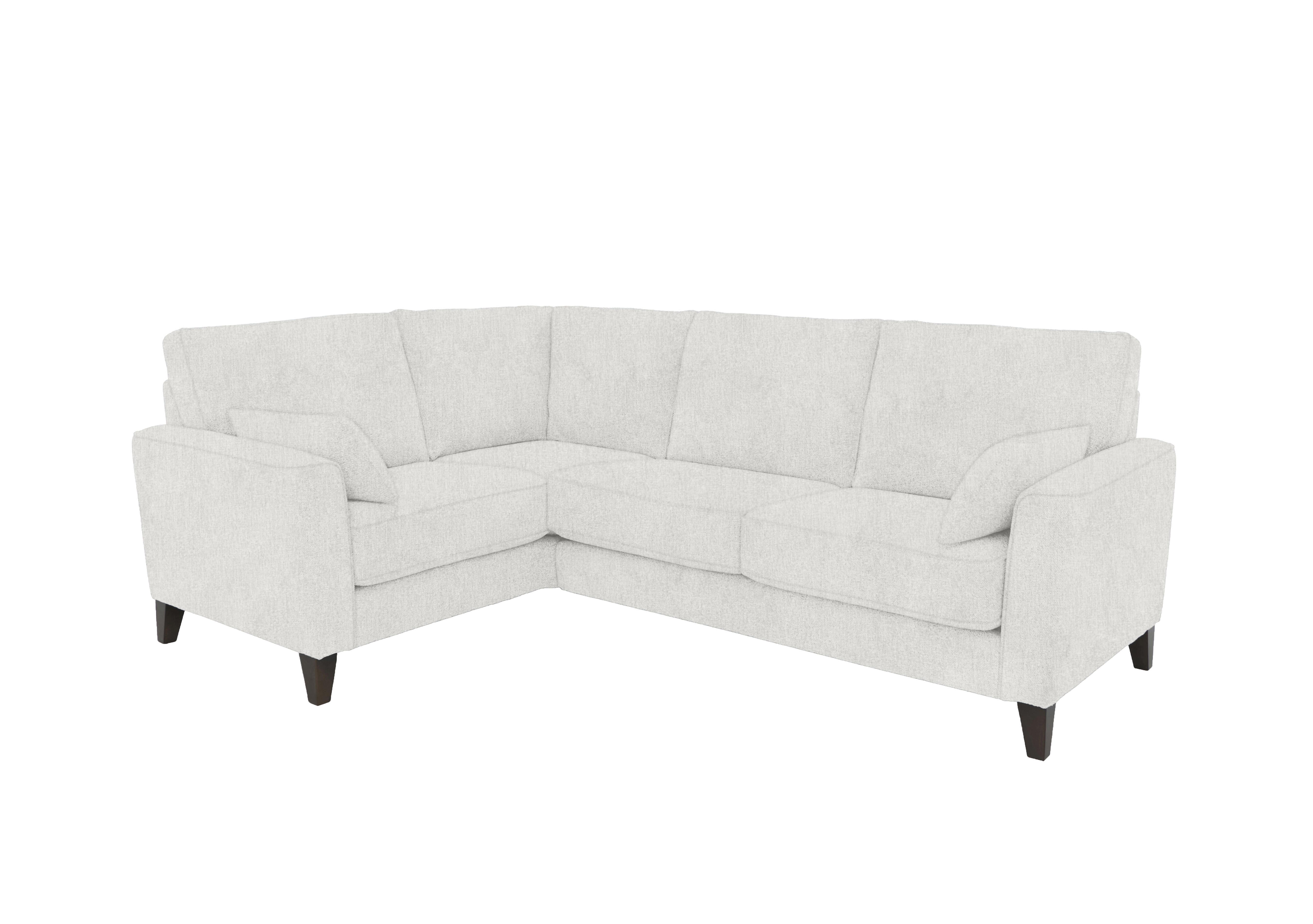 Brondby Small Fabric Corner Sofa in Fab-Crn-R104 Mist on Furniture Village