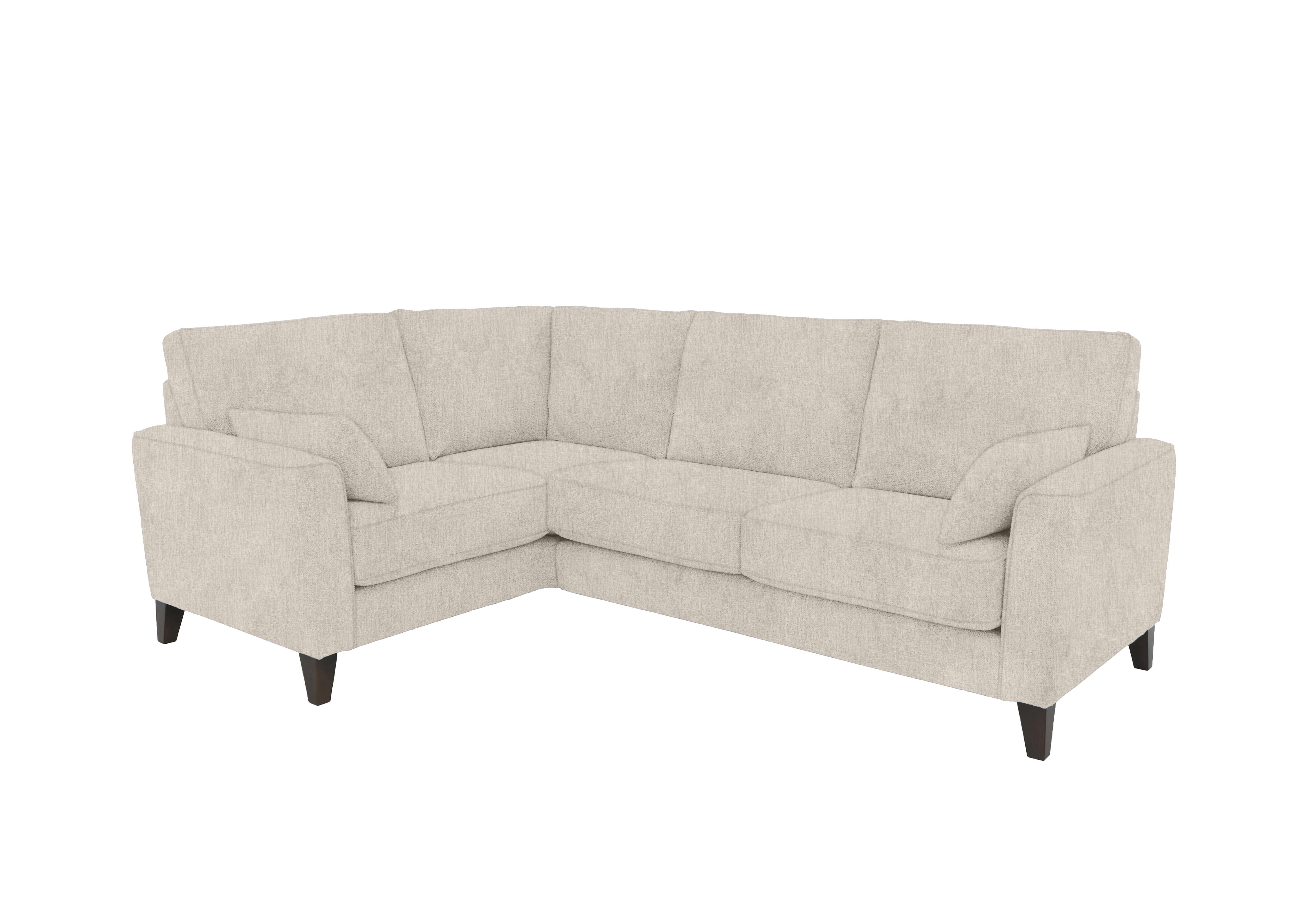 Brondby Small Fabric Corner Sofa in Fab-Crn-R120 Beige on Furniture Village