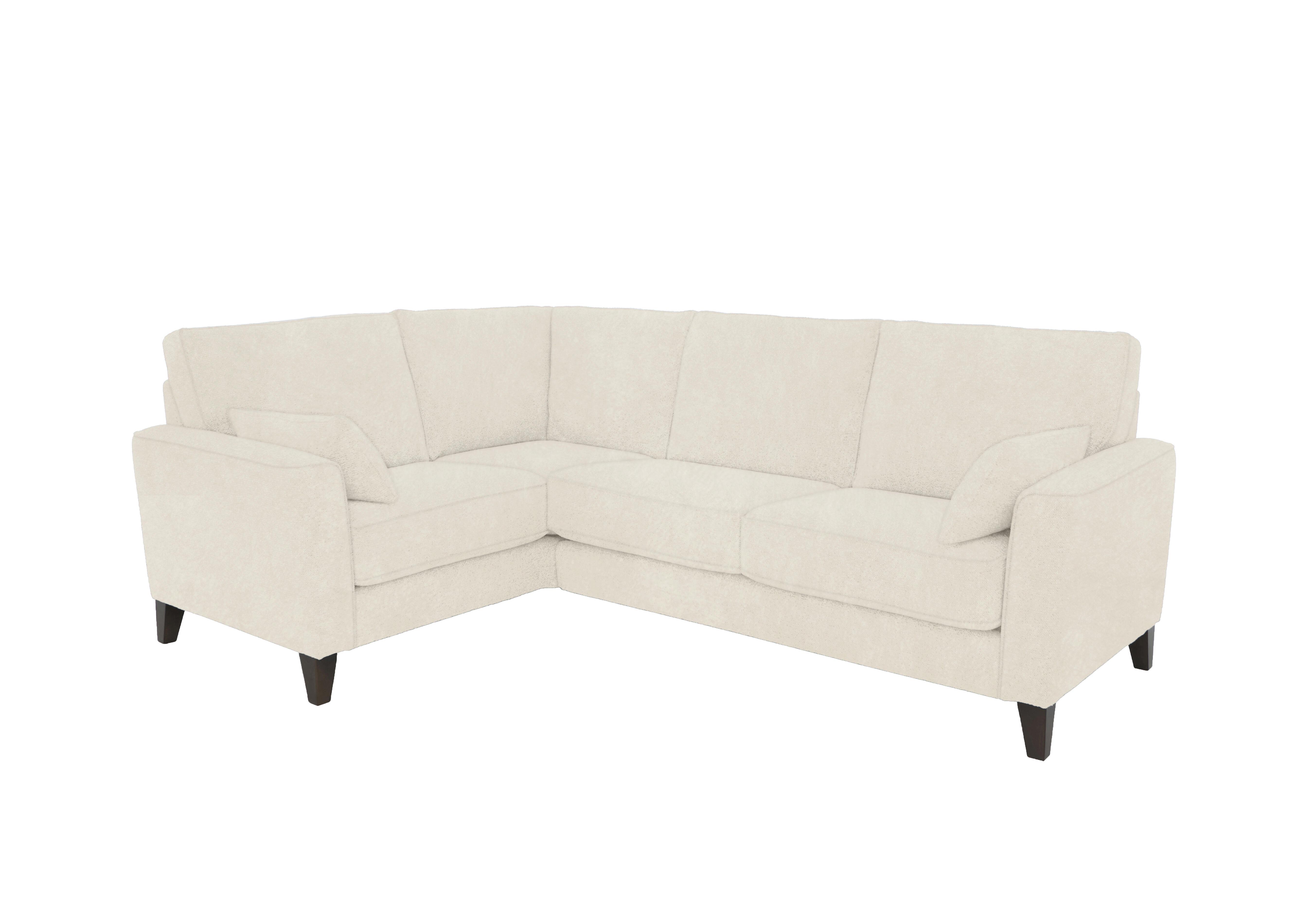 Brondby Small Fabric Corner Sofa in Fab-Dab-R06 Beige on Furniture Village
