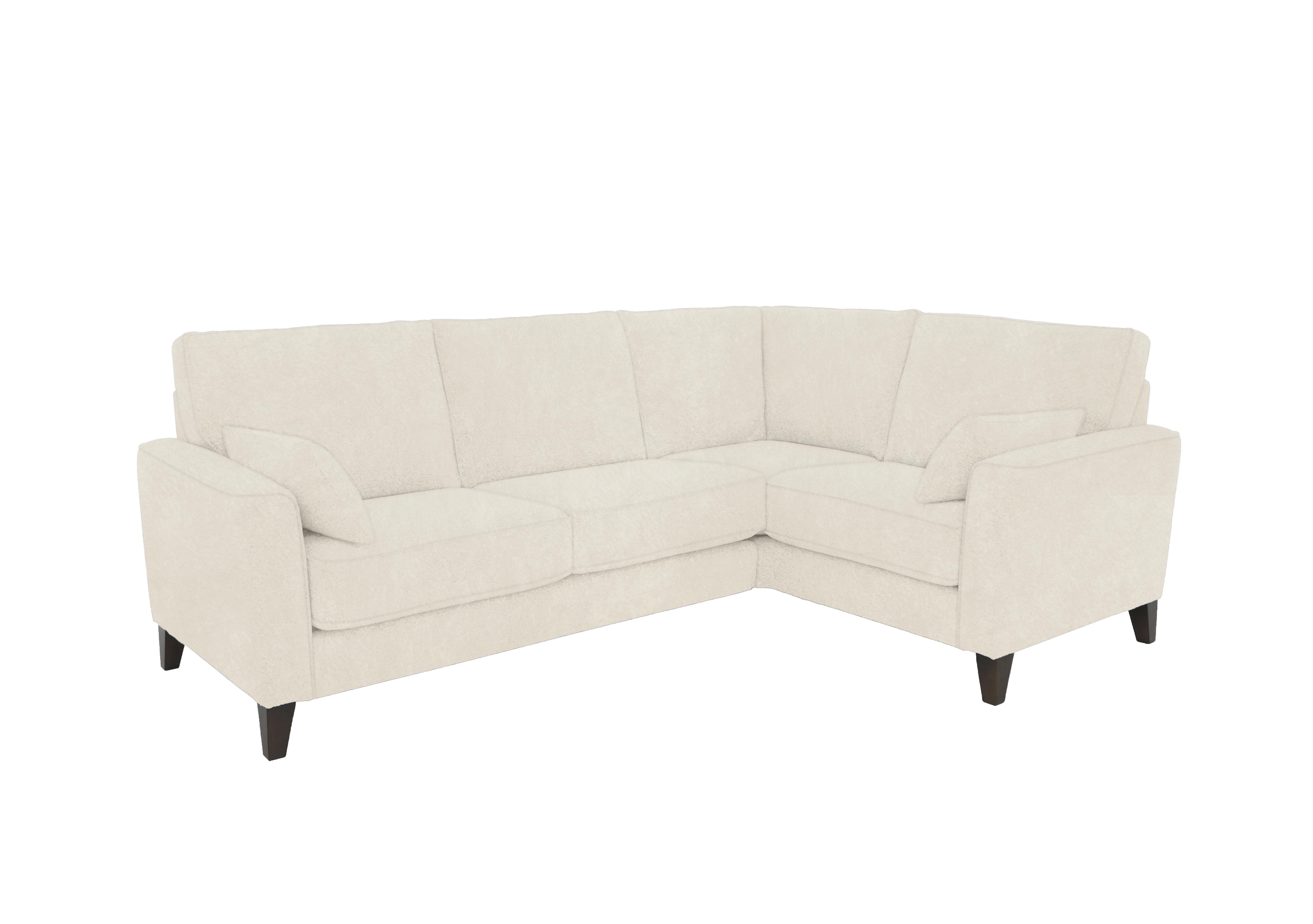 Brondby Small Fabric Corner Sofa in Fab-Dab-R06 Beige on Furniture Village