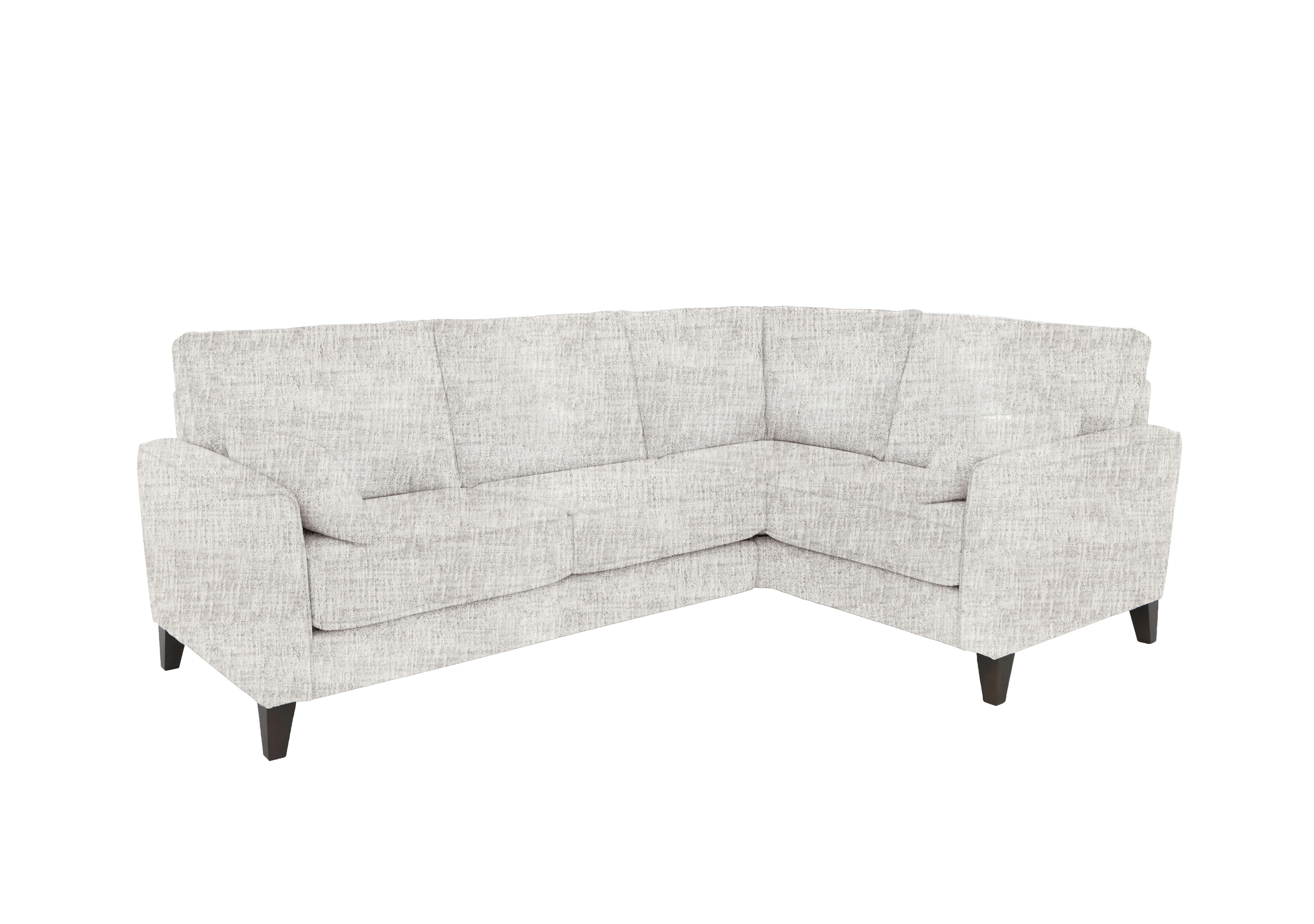 Brondby Small Fabric Corner Sofa in Fab-Mga-R04 Beige on Furniture Village