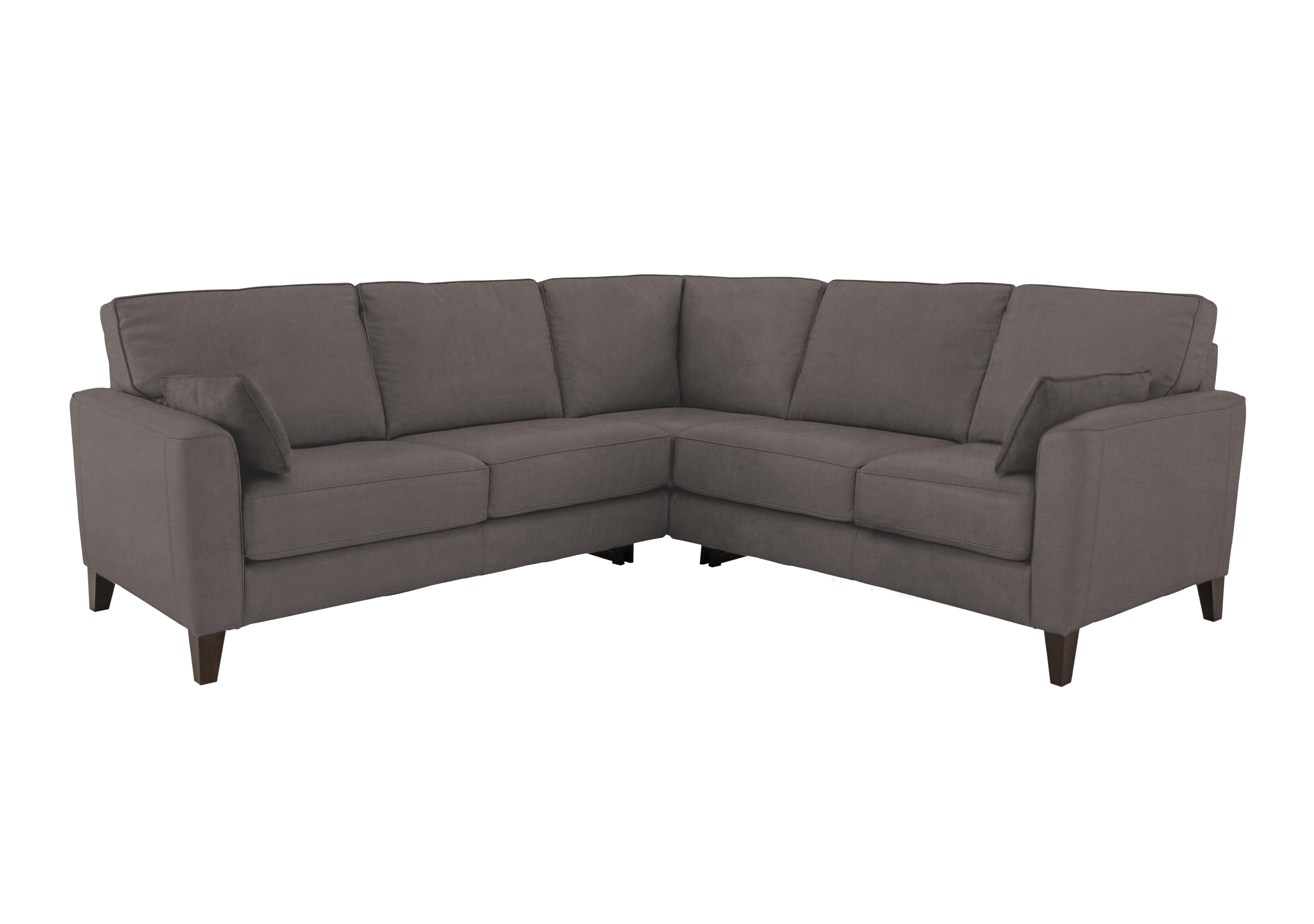 Brondby Large Fabric Corner Sofa in Bfa-Bljr16 Grey on Furniture Village