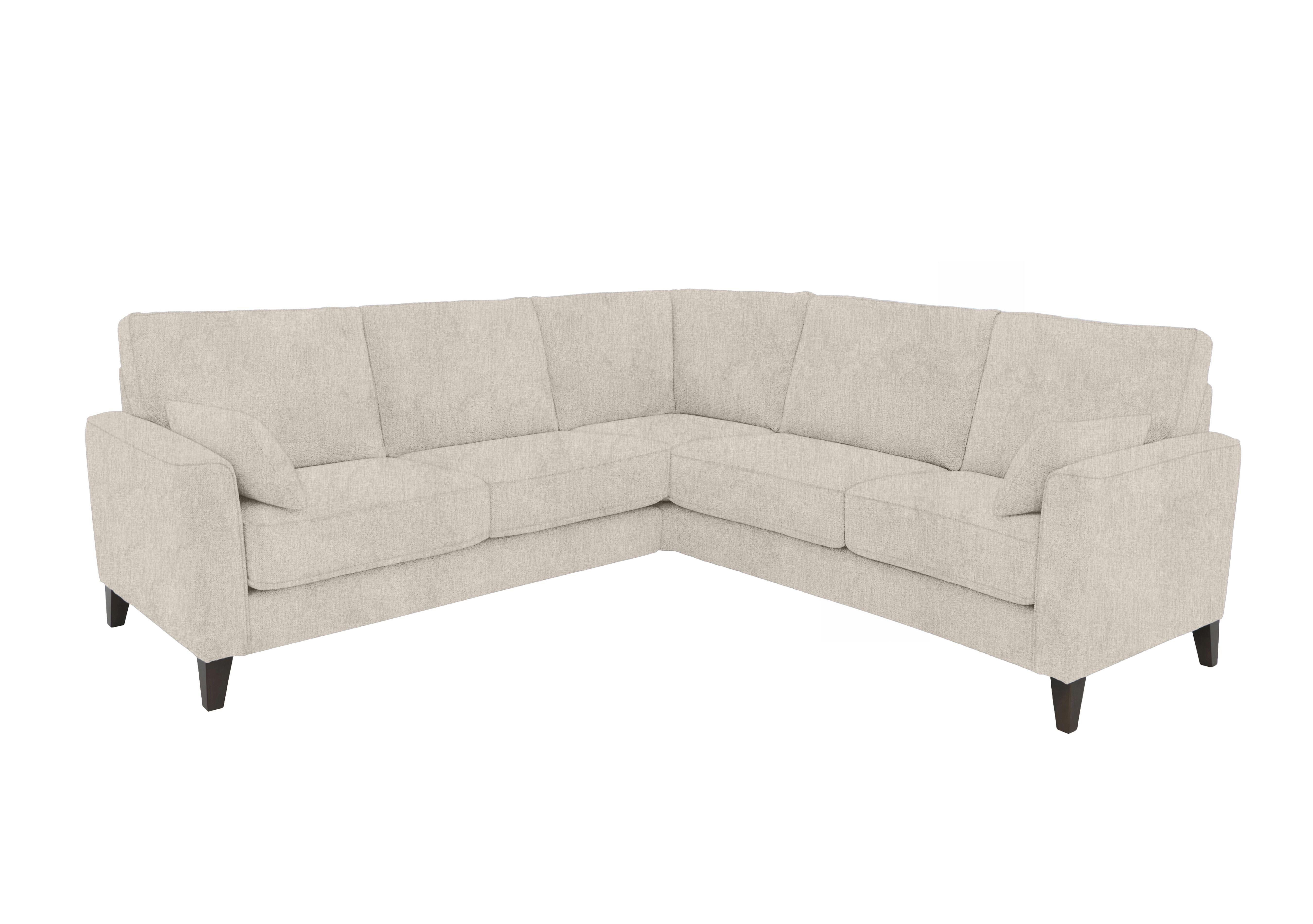 Brondby Large Fabric Corner Sofa in Fab-Crn-R120 Beige on Furniture Village