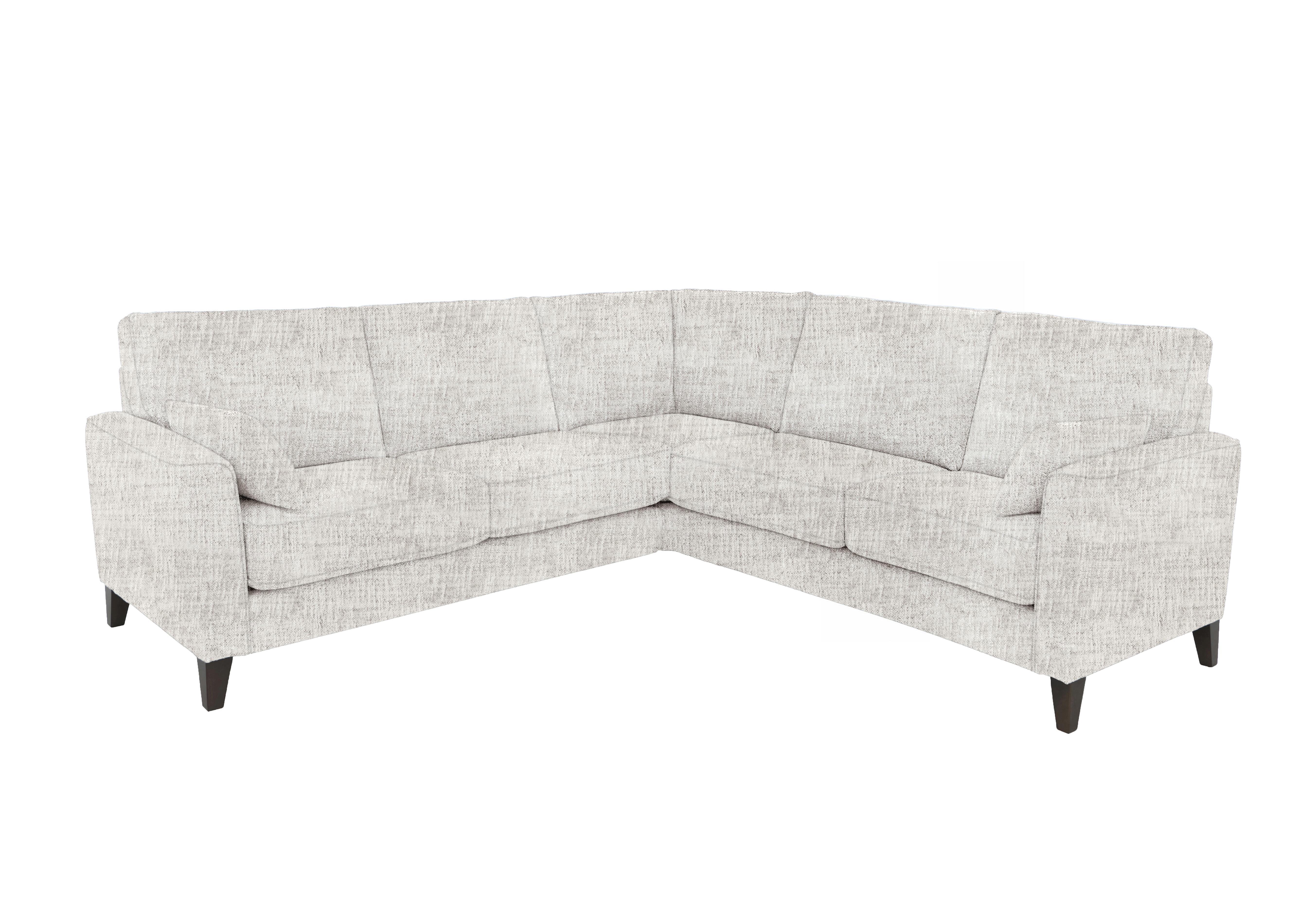 Brondby Large Fabric Corner Sofa in Fab-Mga-R04 Beige on Furniture Village