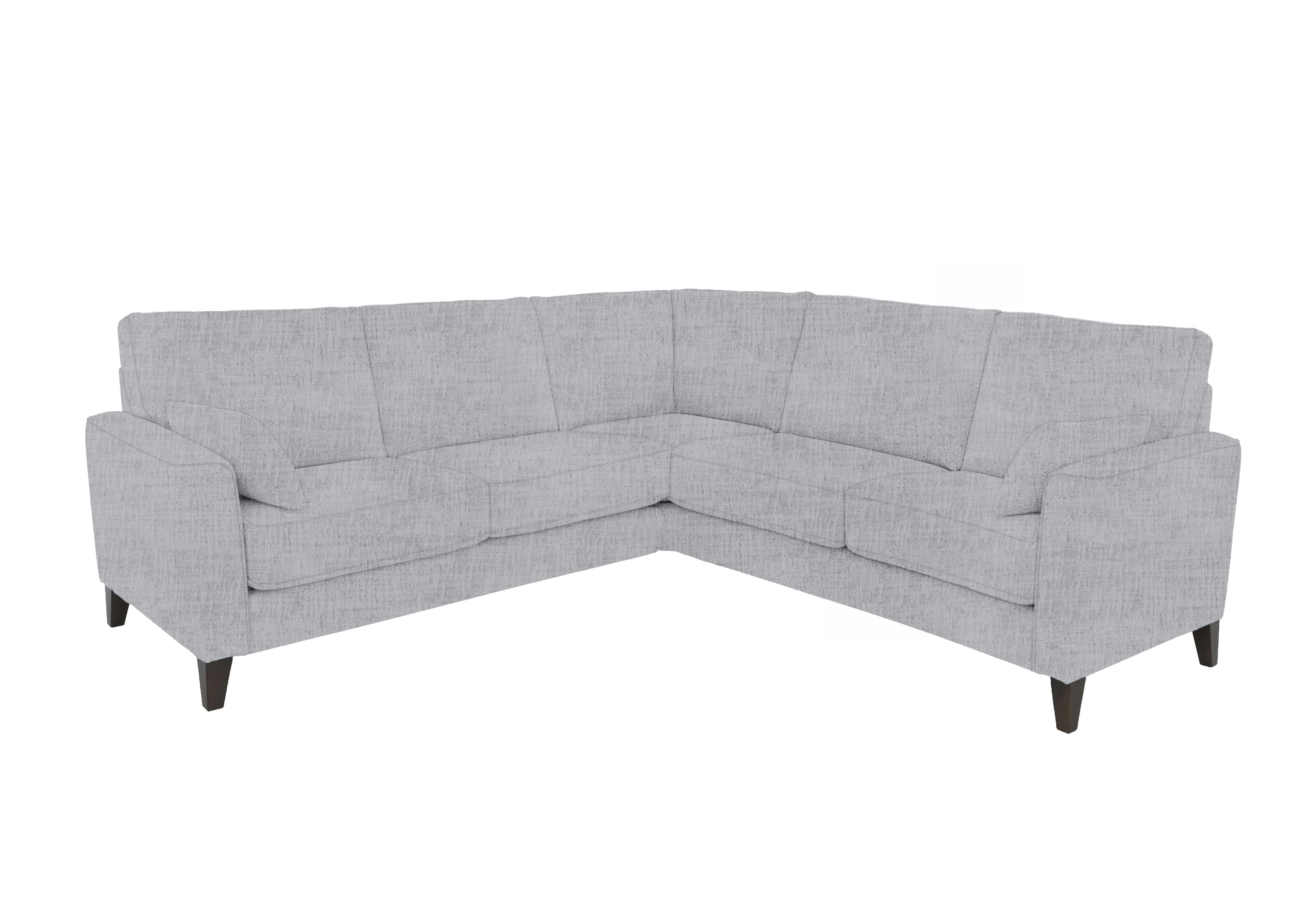 Brondby Large Fabric Corner Sofa in Fab-Mga-R09 Dove Grey on Furniture Village