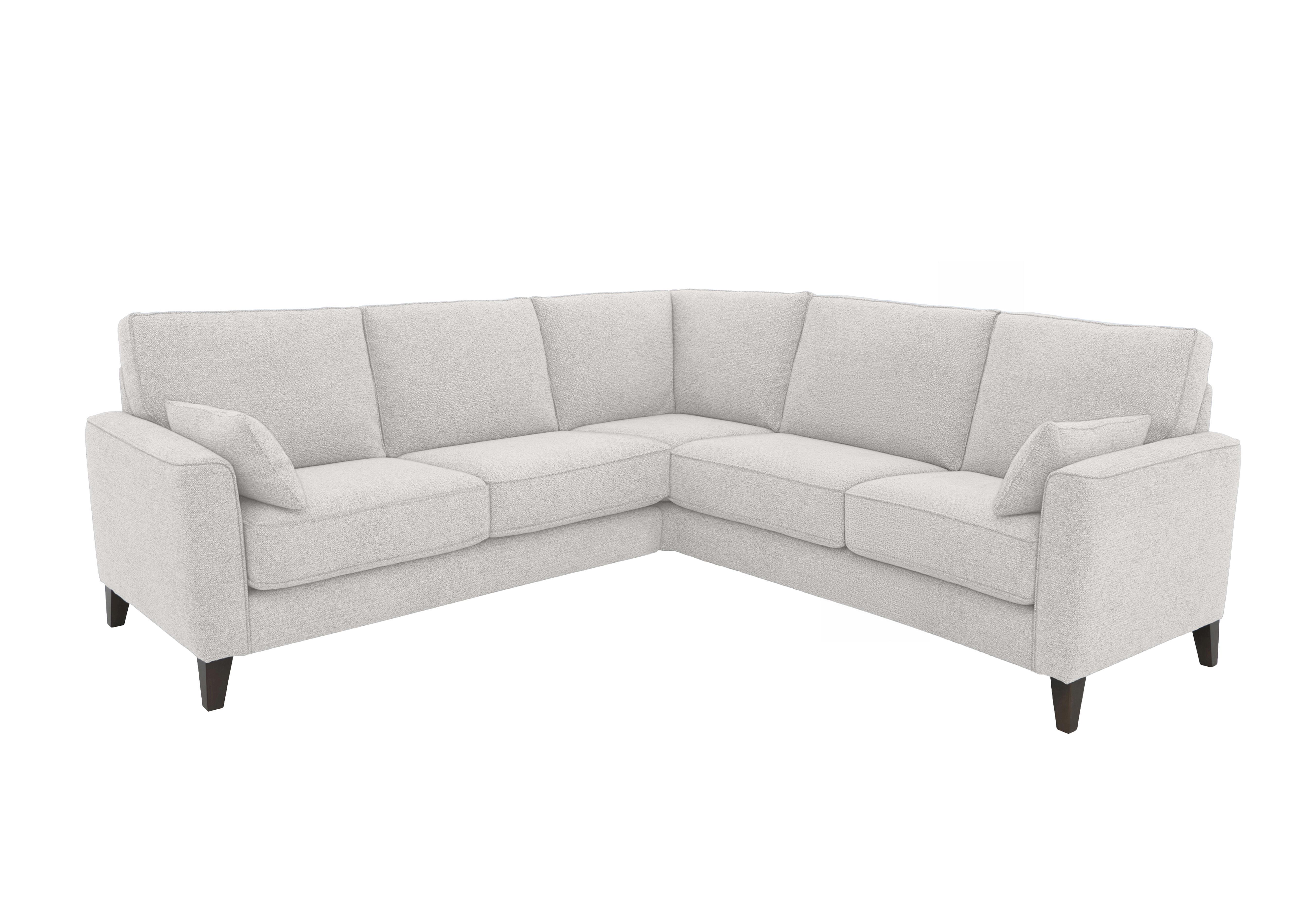 Brondby Large Fabric Corner Sofa in Fab-Mil-R110 Sand on Furniture Village