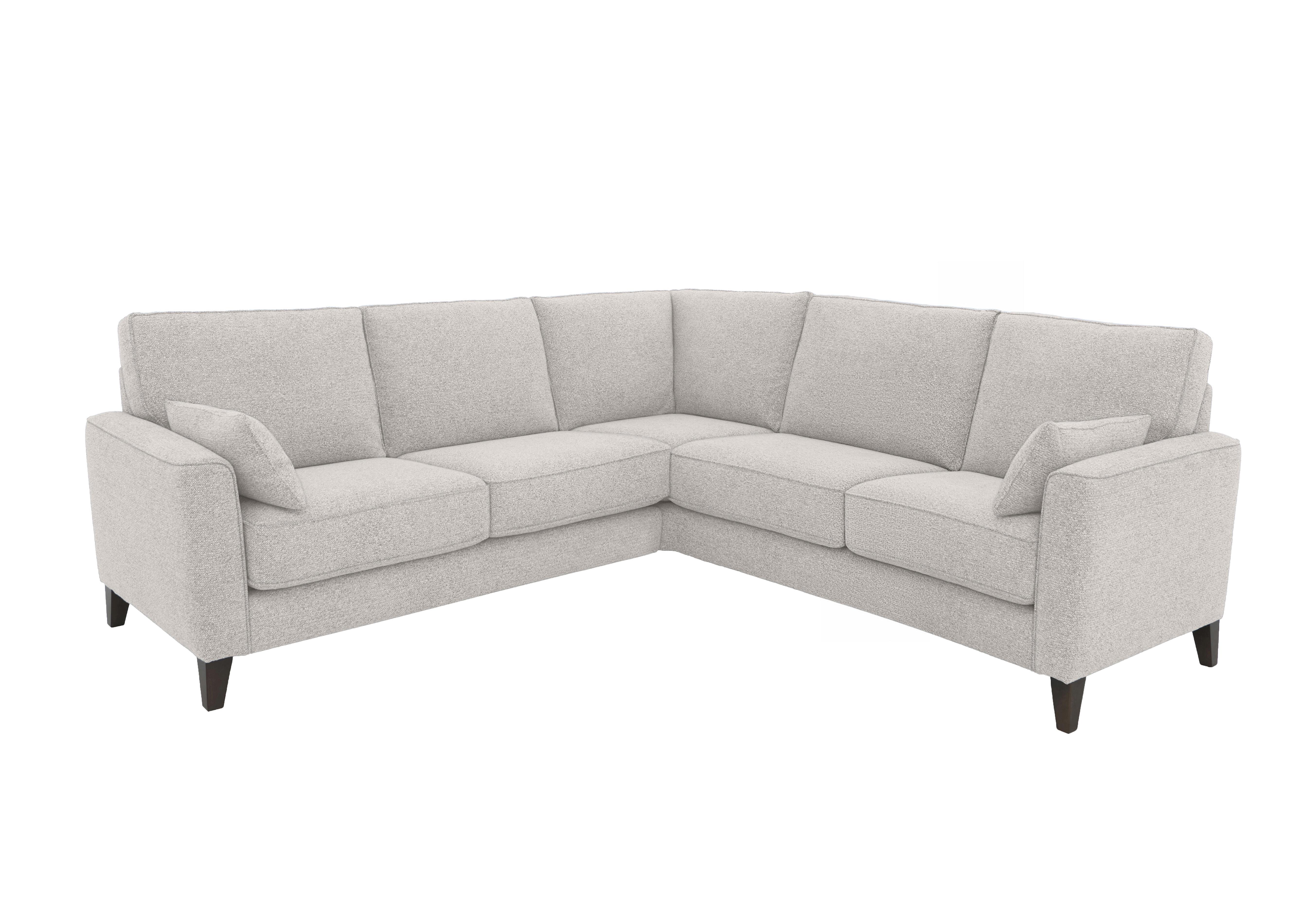 Brondby Large Fabric Corner Sofa in Fab-Mil-R120 Mink on Furniture Village