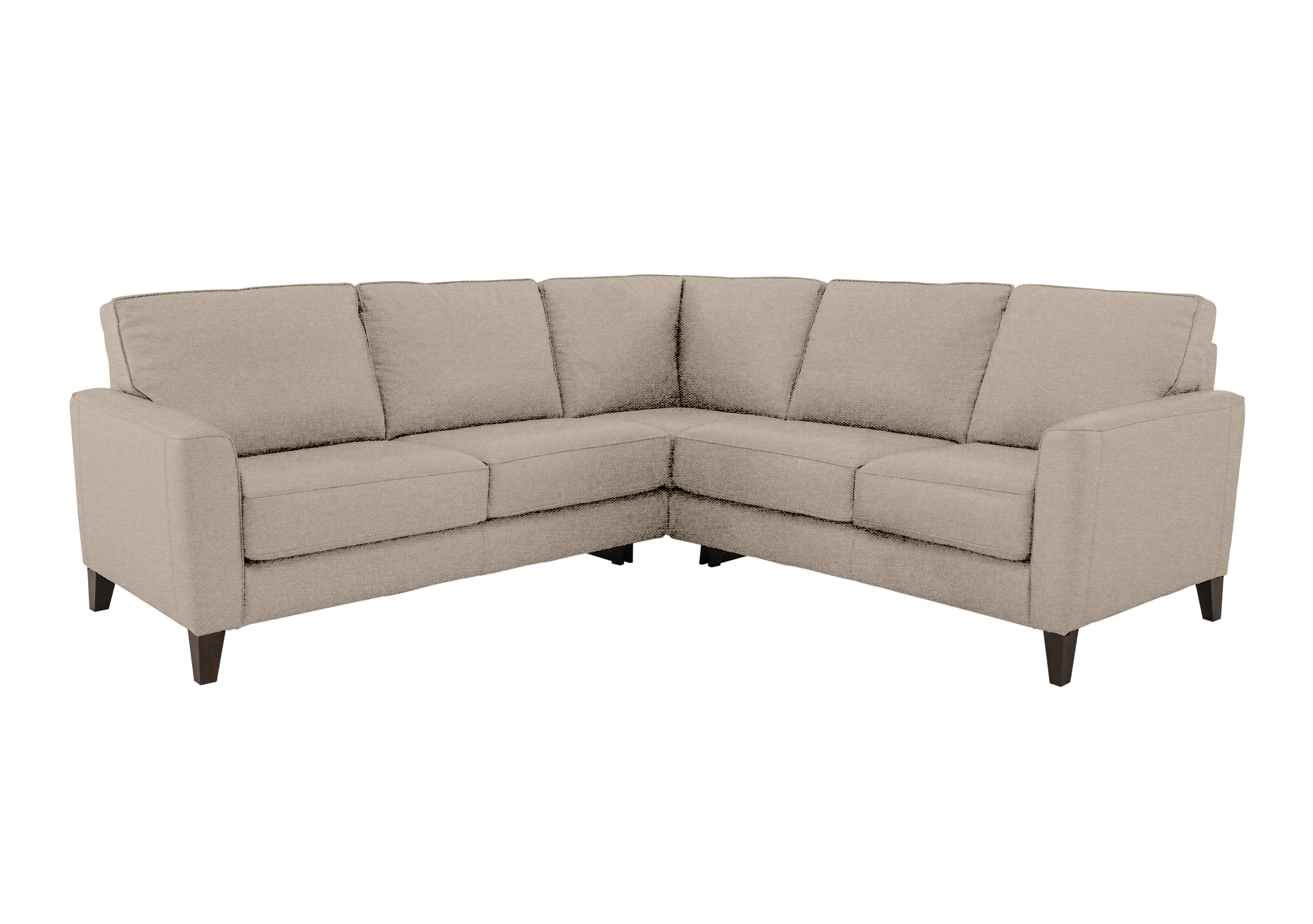 Brondby Large Fabric Corner Sofa in Fab-Ska-R28 Beige on Furniture Village