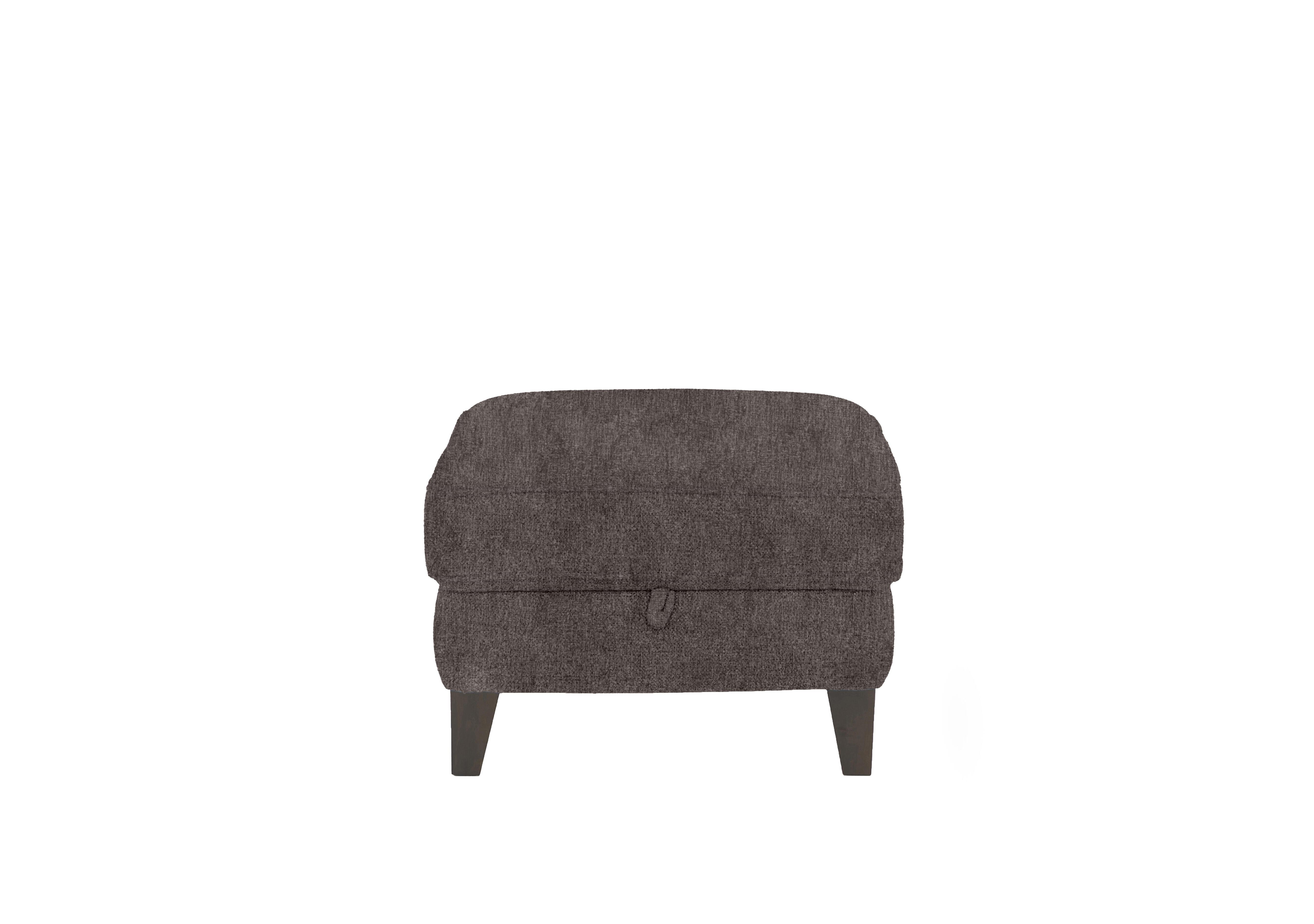 Brondby Fabric Storage Footstool in Fab-Crn-R102 Cacao on Furniture Village