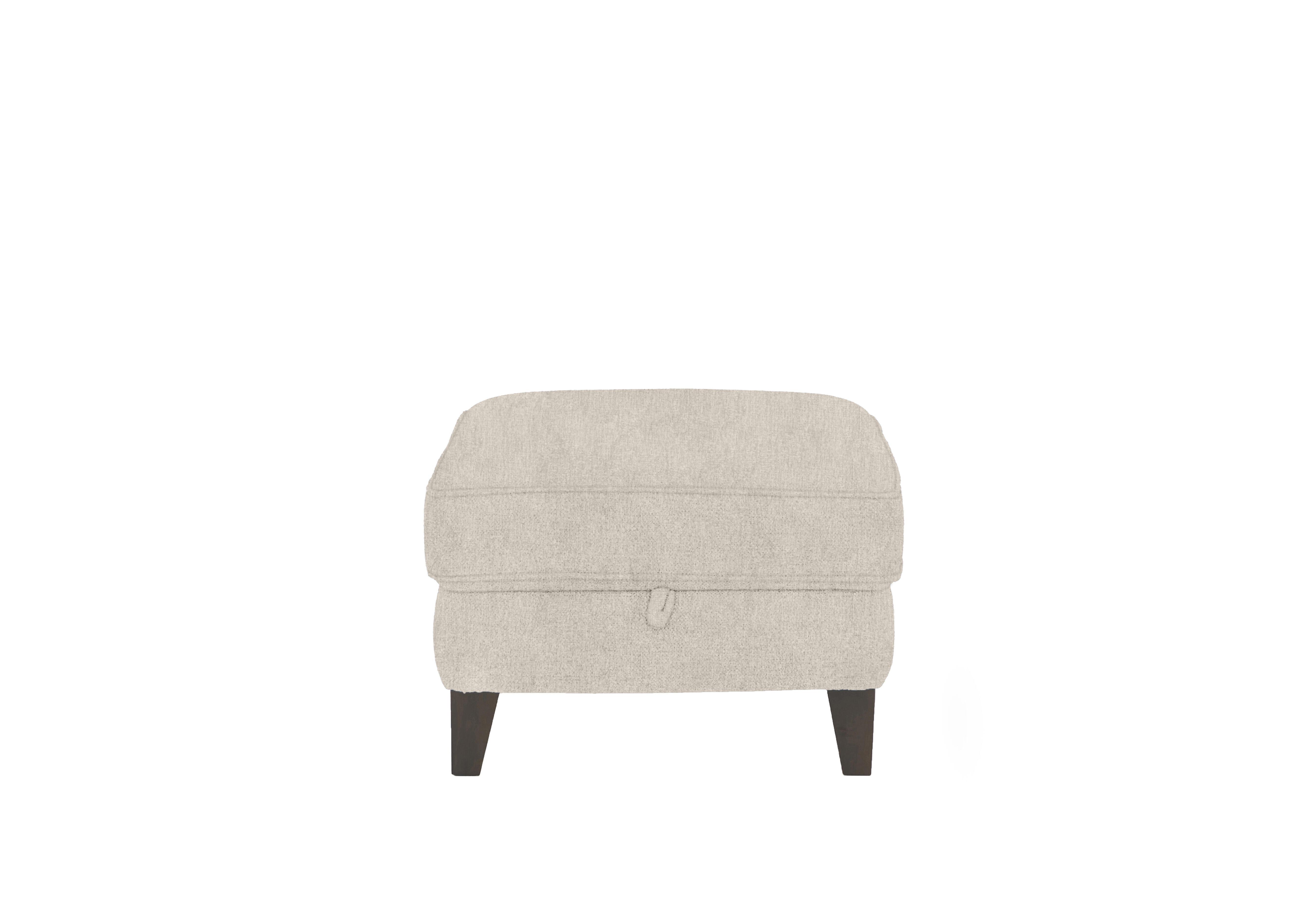 Brondby Fabric Storage Footstool in Fab-Crn-R120 Beige on Furniture Village