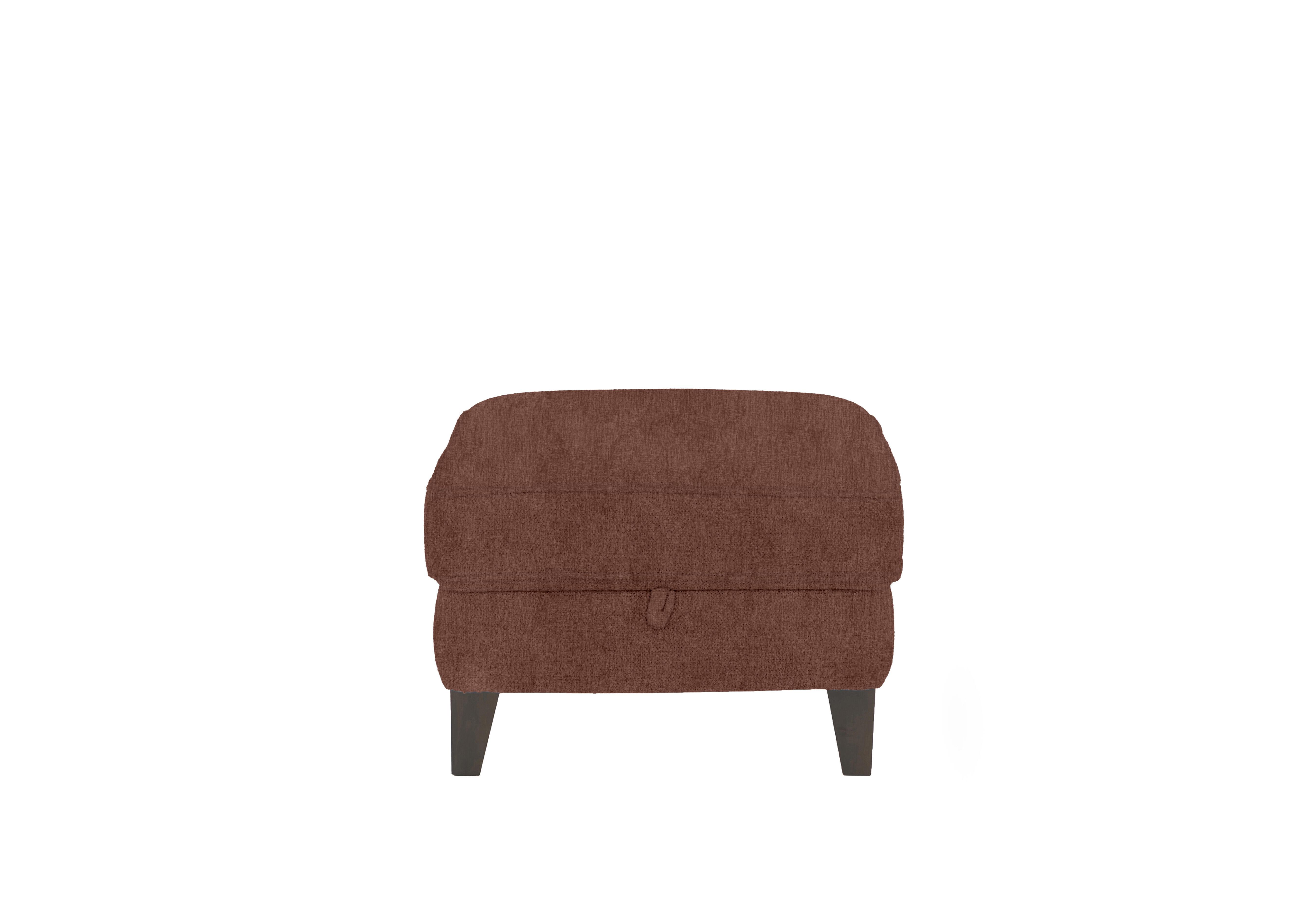 Brondby Fabric Storage Footstool in Fab-Crn-R500 Caramel on Furniture Village