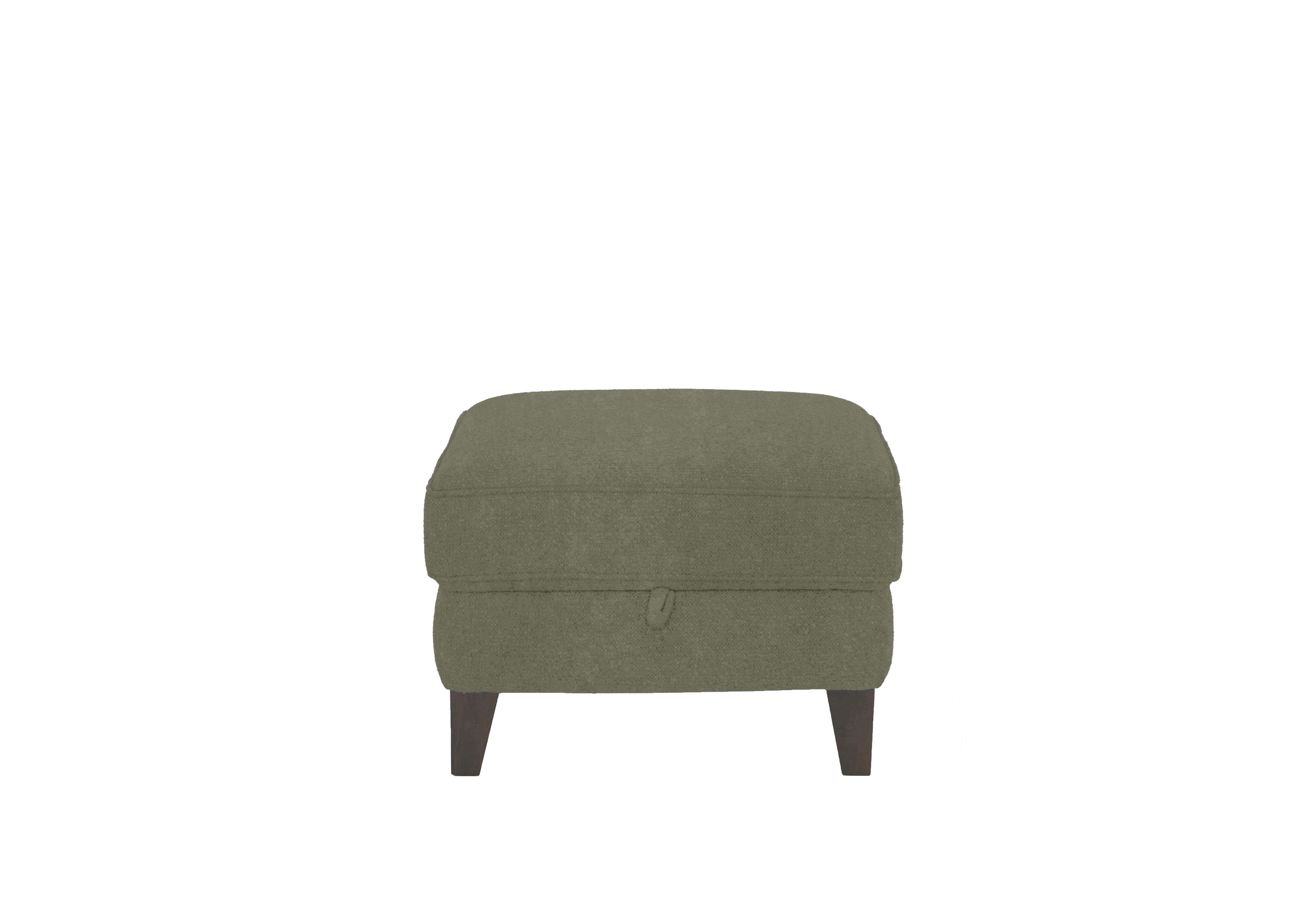 Brondby Fabric Storage Footstool in Fab-Dab-R16 Forrest Green on Furniture Village