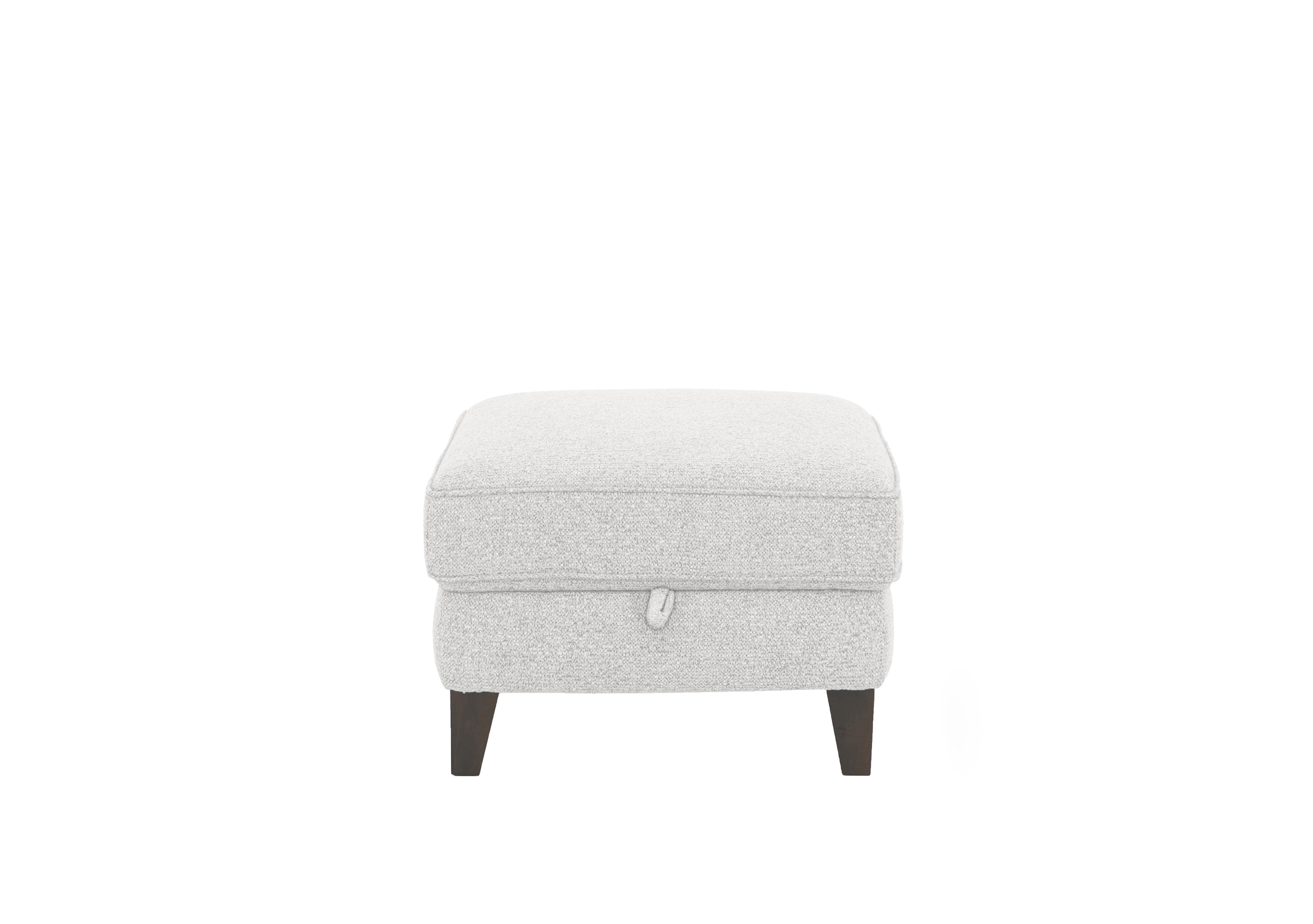 Brondby Fabric Storage Footstool in Fab-Mil-R104 Oyster on Furniture Village
