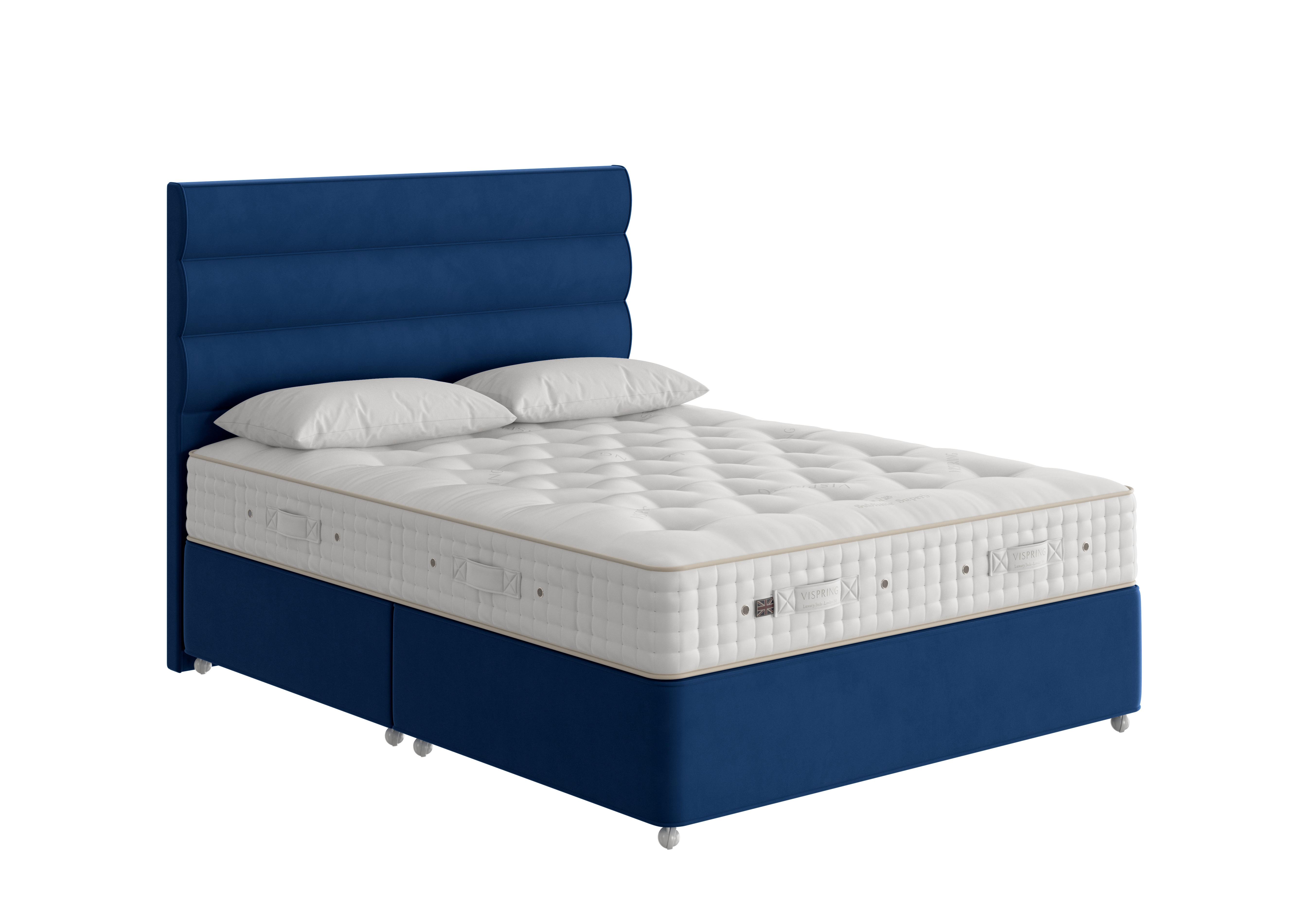 Sublime Superb Divan Set in 2115 Plush Royal on Furniture Village