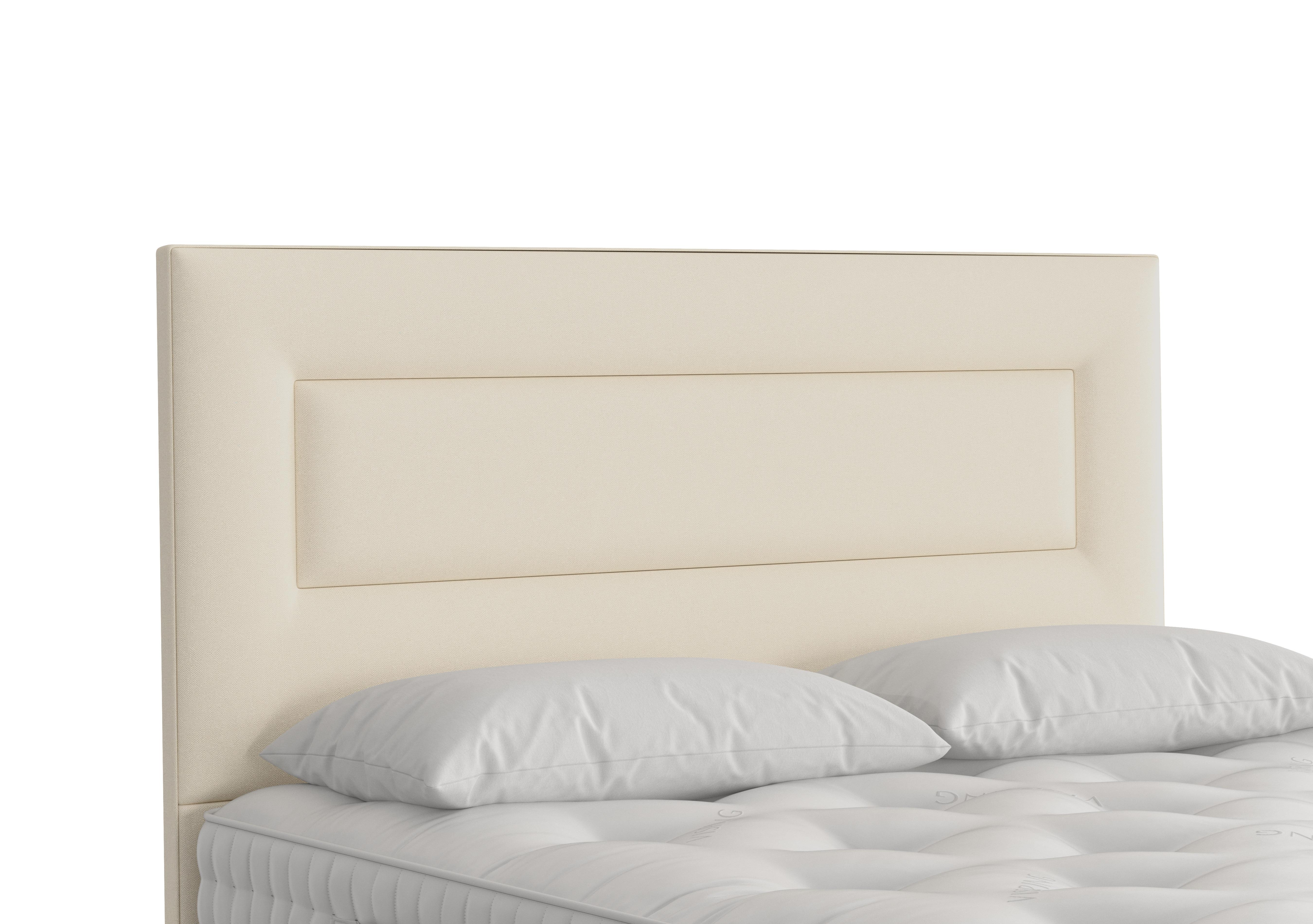 Enyo Floor Standing Headboard in 2034 Canvas Sand on Furniture Village
