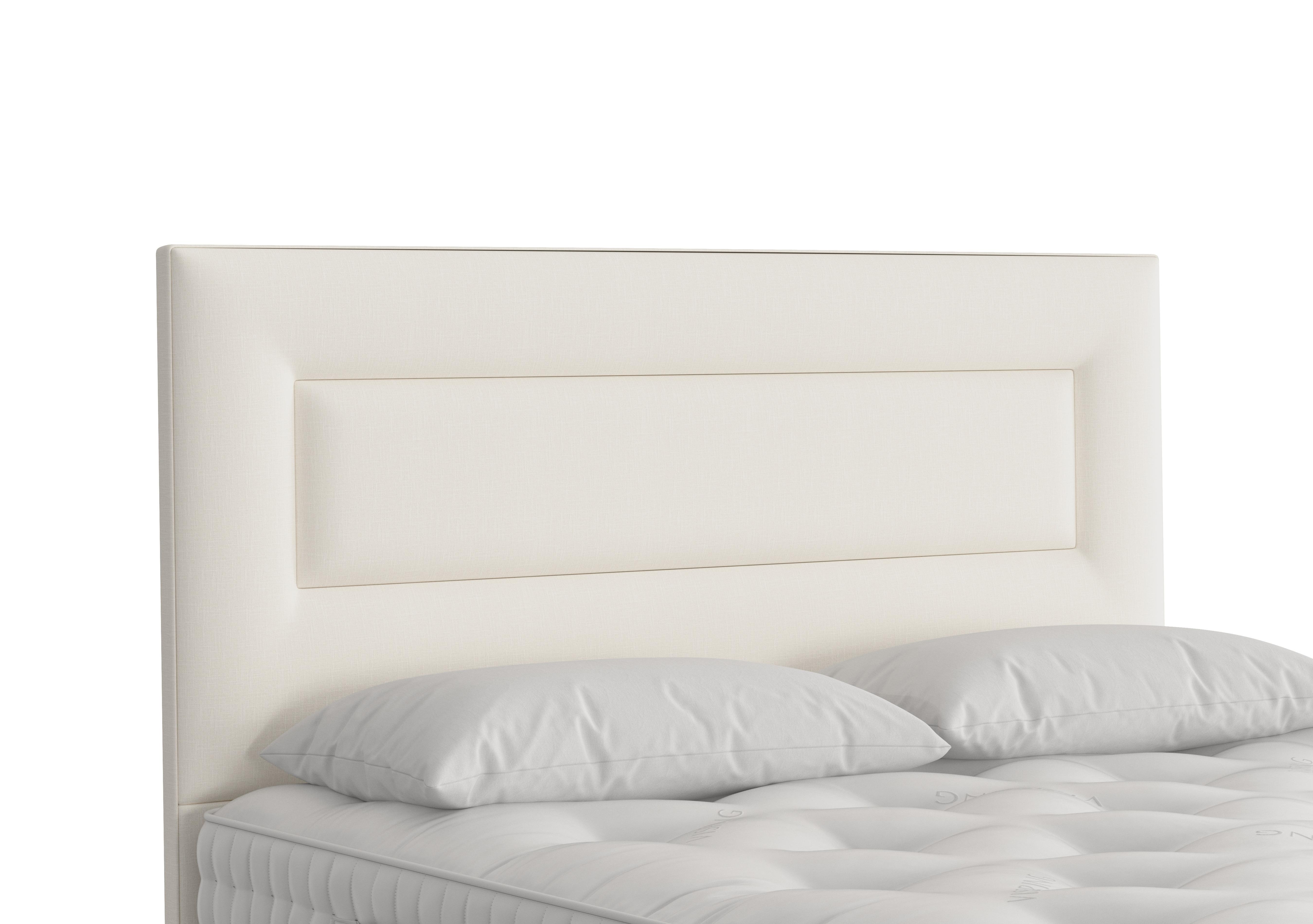 Enyo Floor Standing Headboard in 2084 Gem Cream on Furniture Village