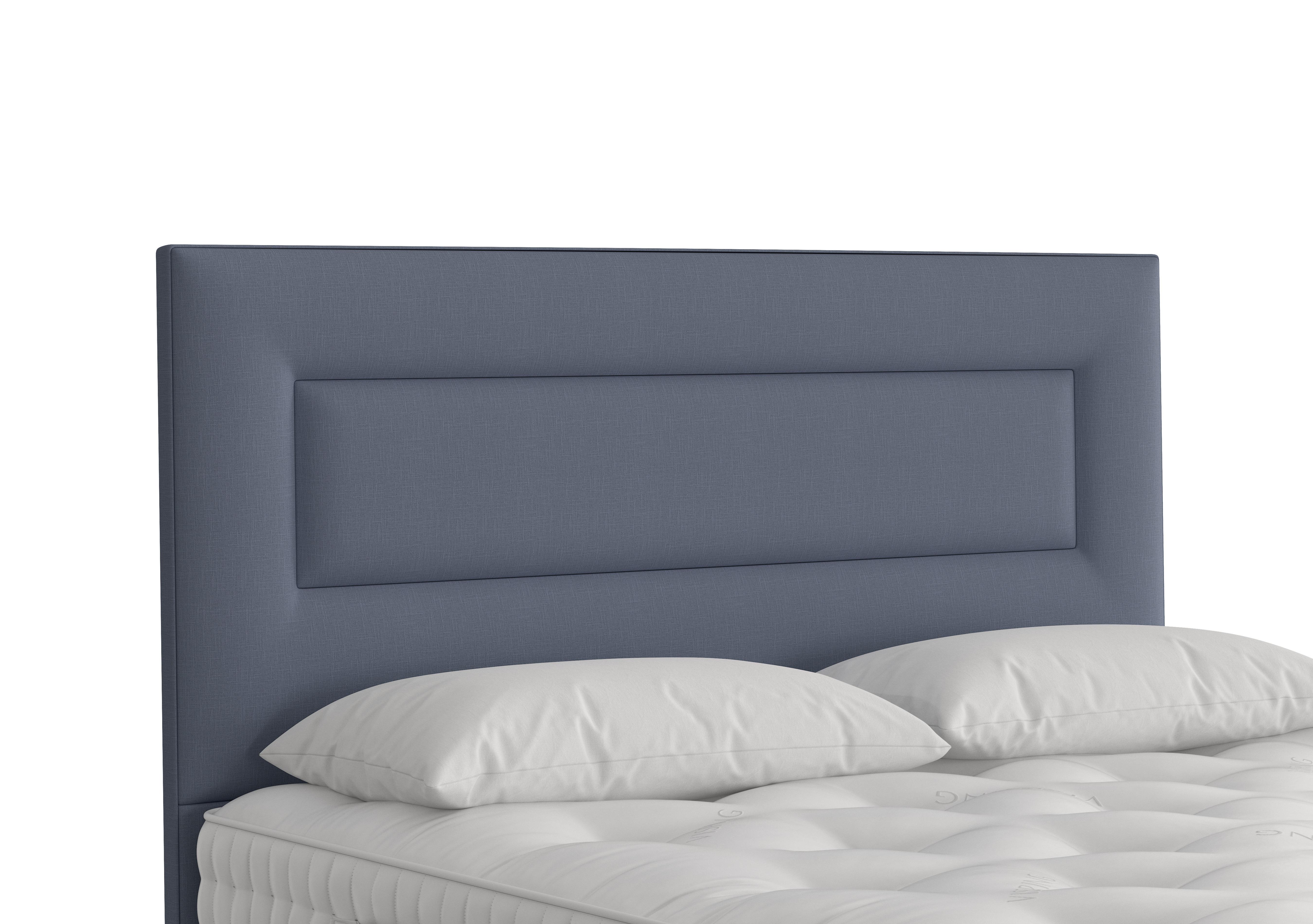 Enyo Floor Standing Headboard in 2099 Gem Indigo on Furniture Village