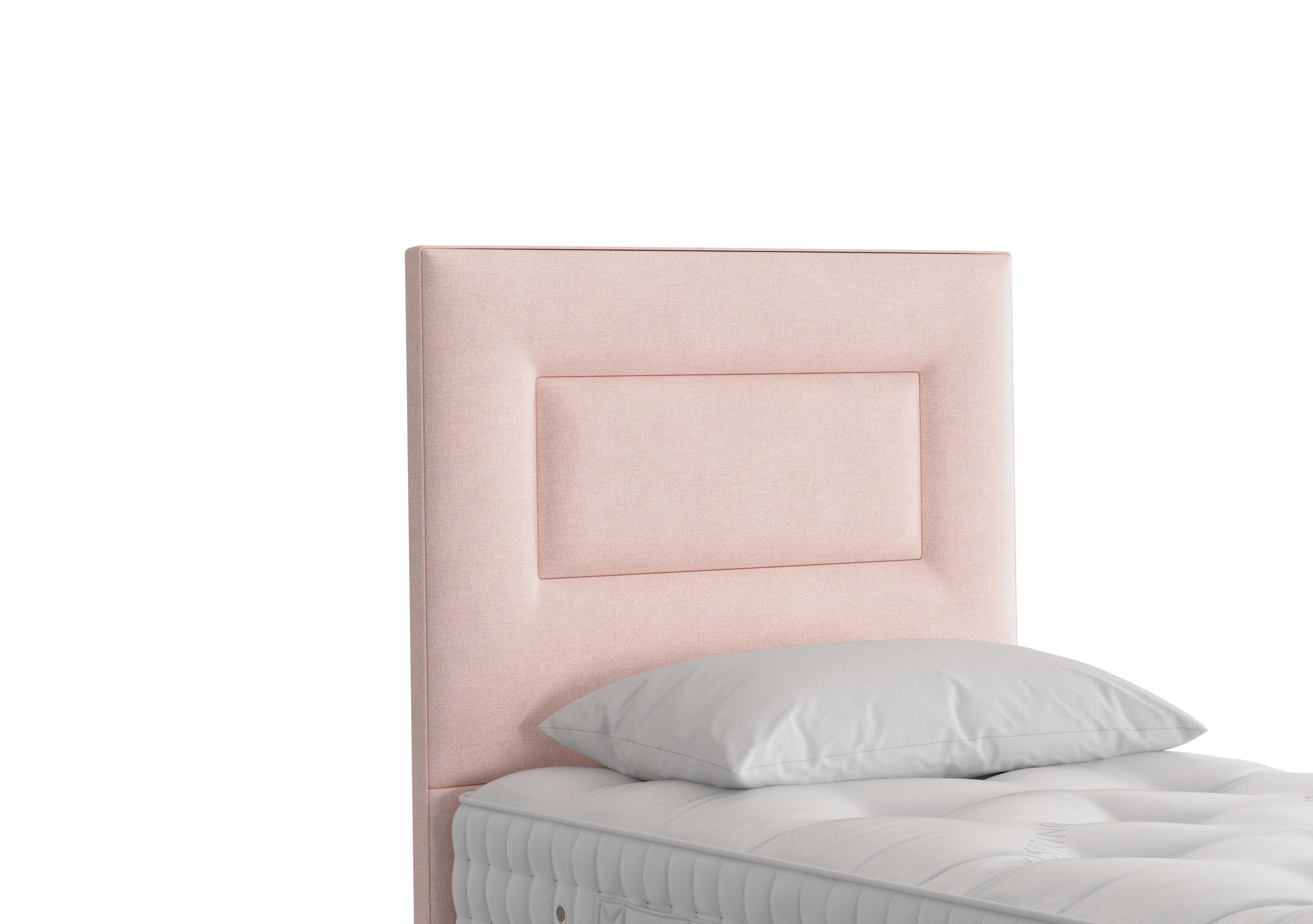 Enyo Floor Standing Headboard in 2116 Touch Rose on Furniture Village
