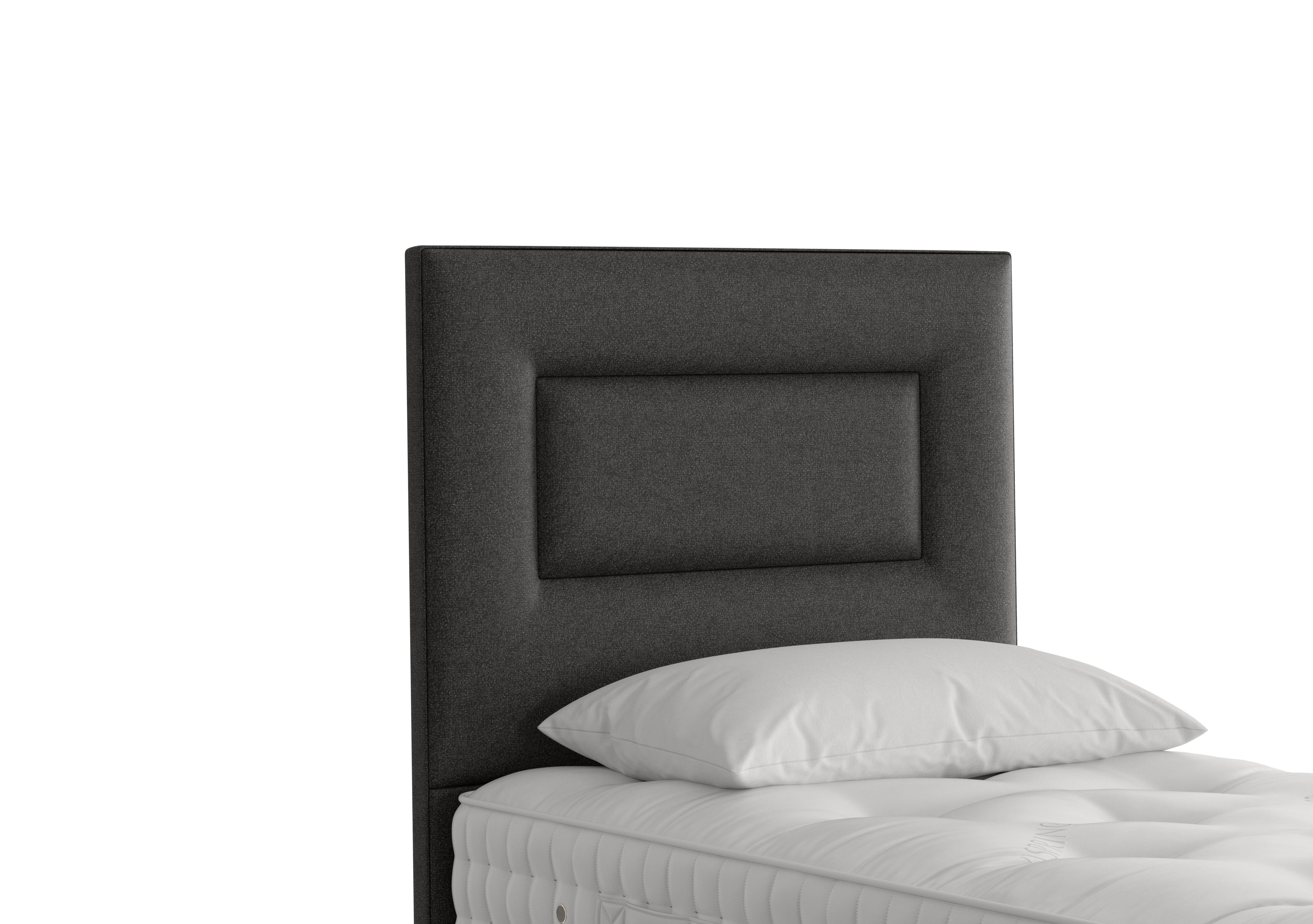 Enyo Floor Standing Headboard in 2149 Boucle Graphite on Furniture Village
